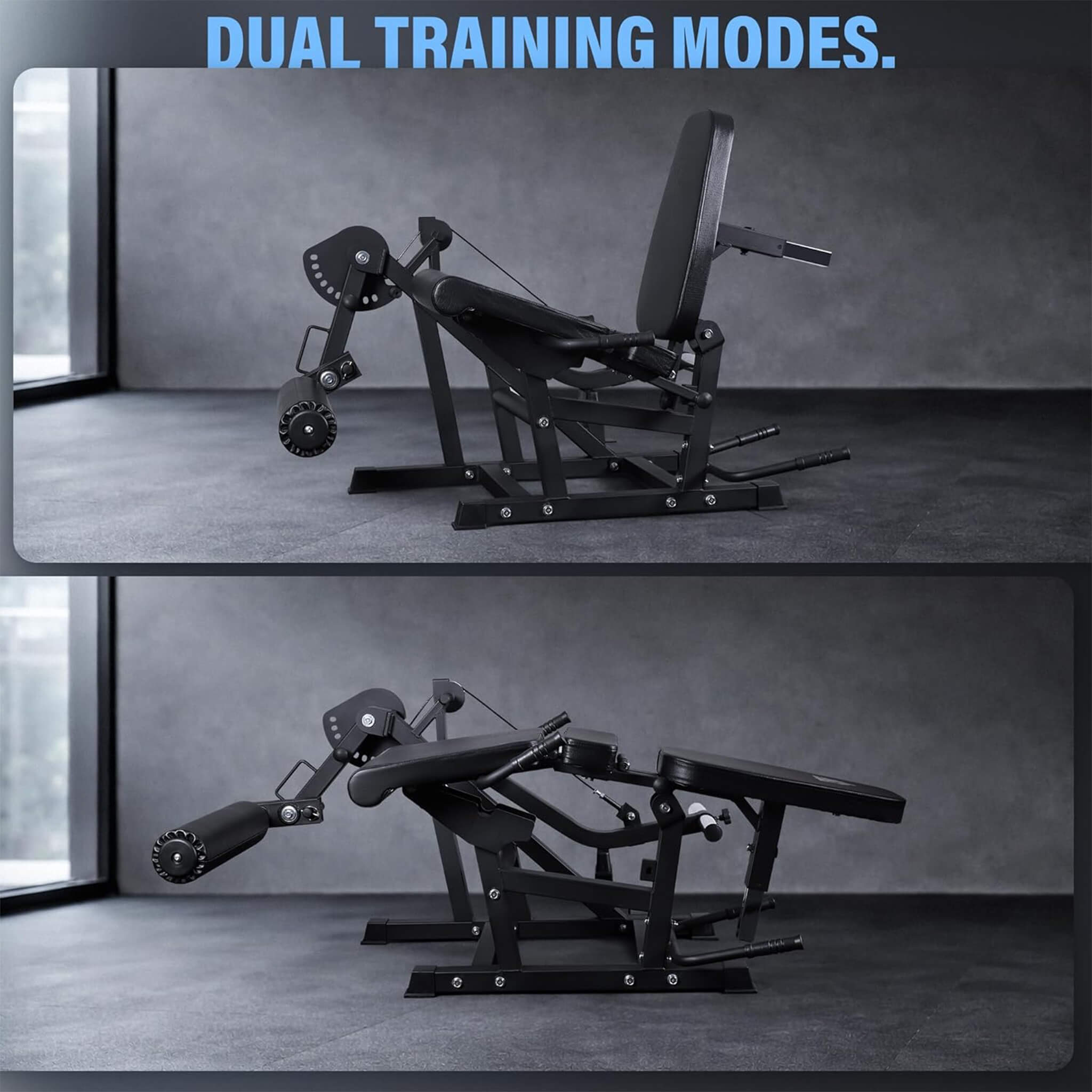 Rovix 800LBS Adjustable Lower Body Leg Extension And Curl Machine (SAK70528)