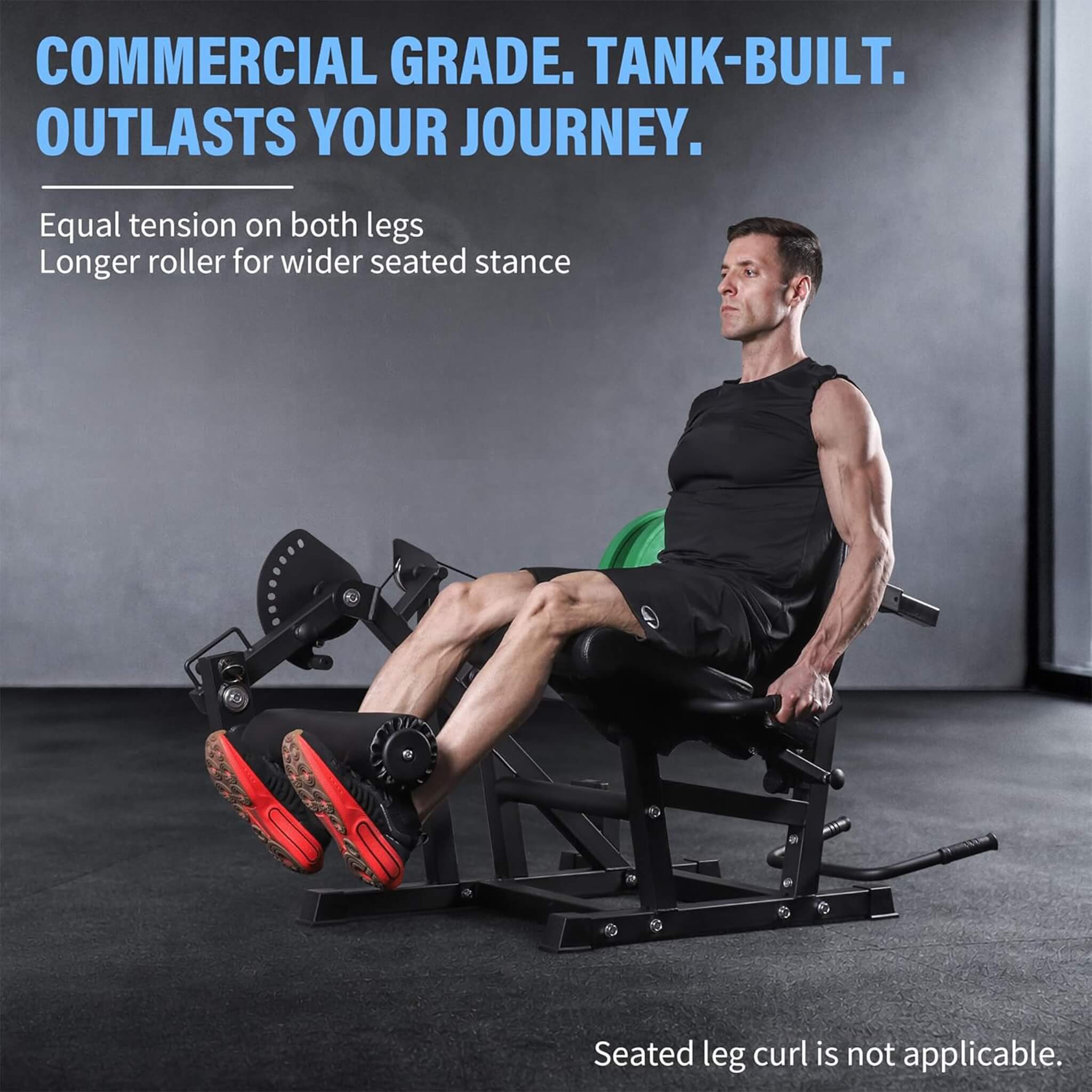 Rovix 800LBS Adjustable Lower Body Leg Extension And Curl Machine (SAK70528)