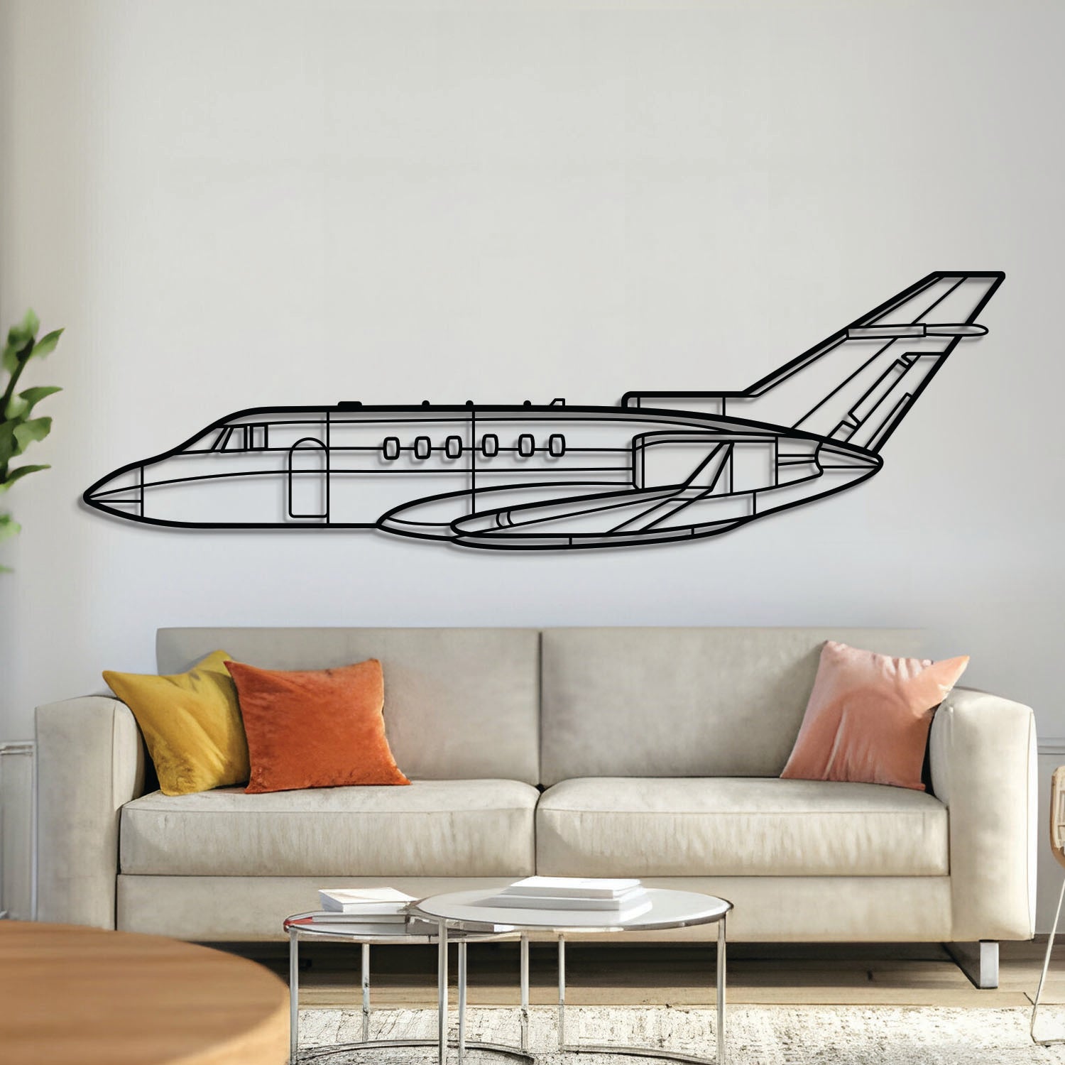 800XP Metallflugzeug Wandkunst - NCP0363