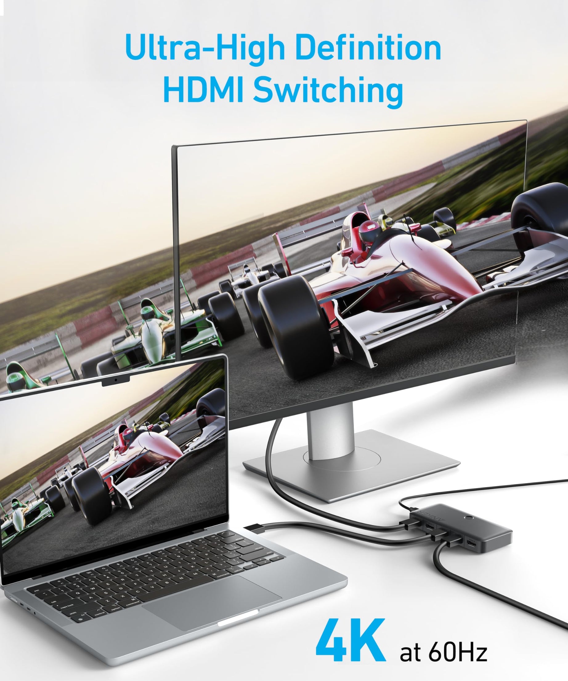 Anker HDMI Switch (4 in 1 Out, 4K HDMI)
