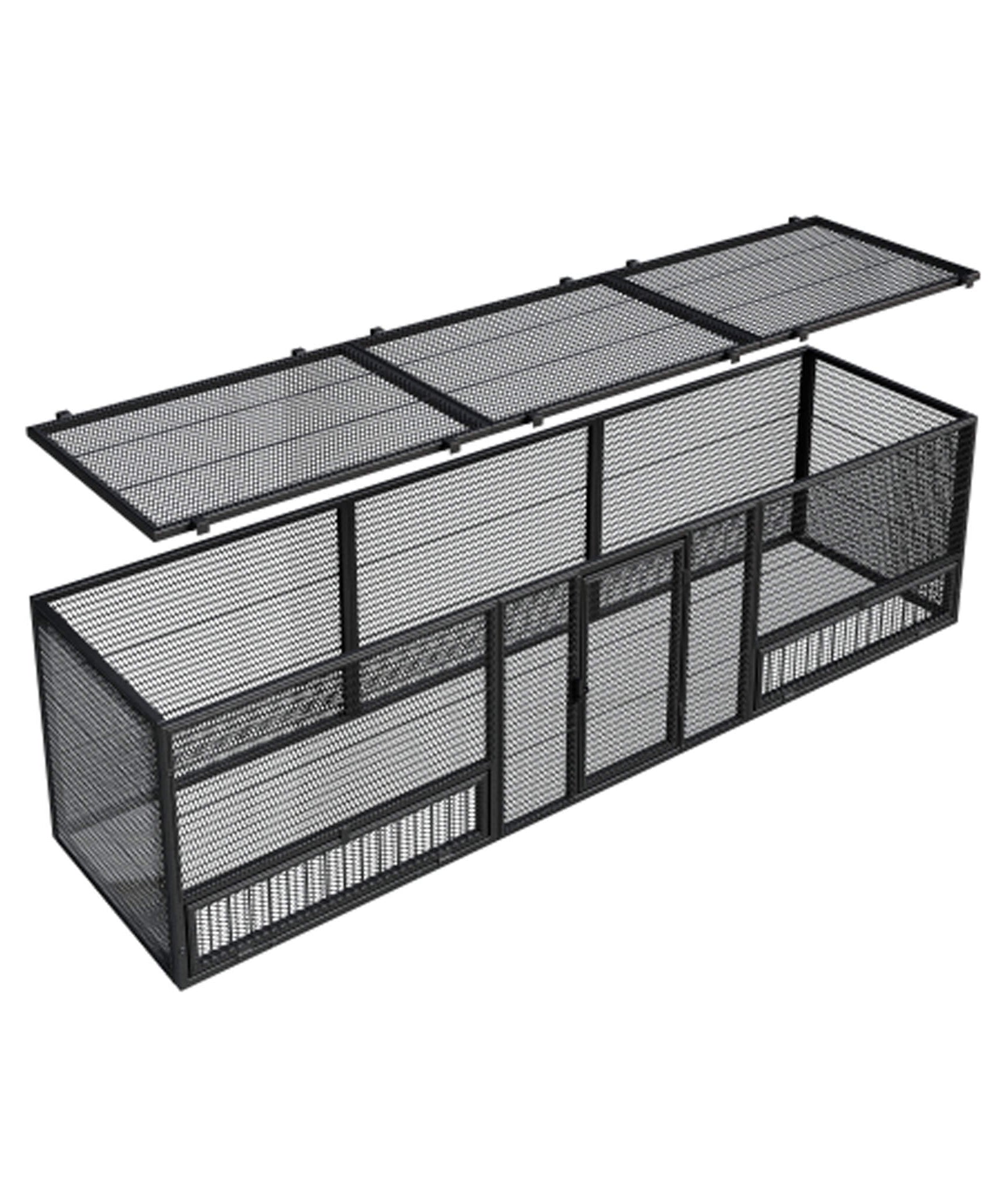 83-Inch Heavy-Duty Outdoor Metal Chicken Coop (SAK24679)