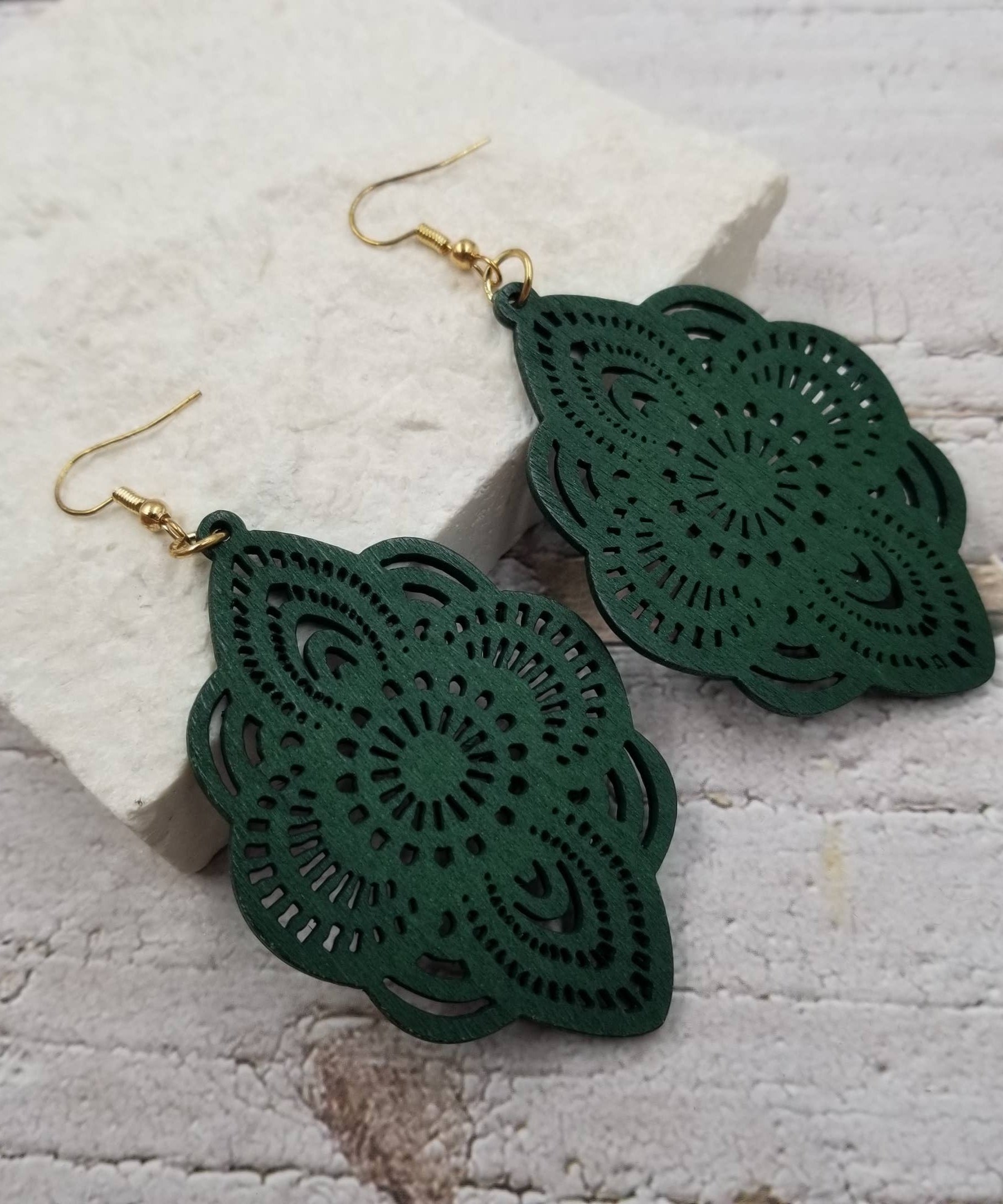Mandala Drop Earrings