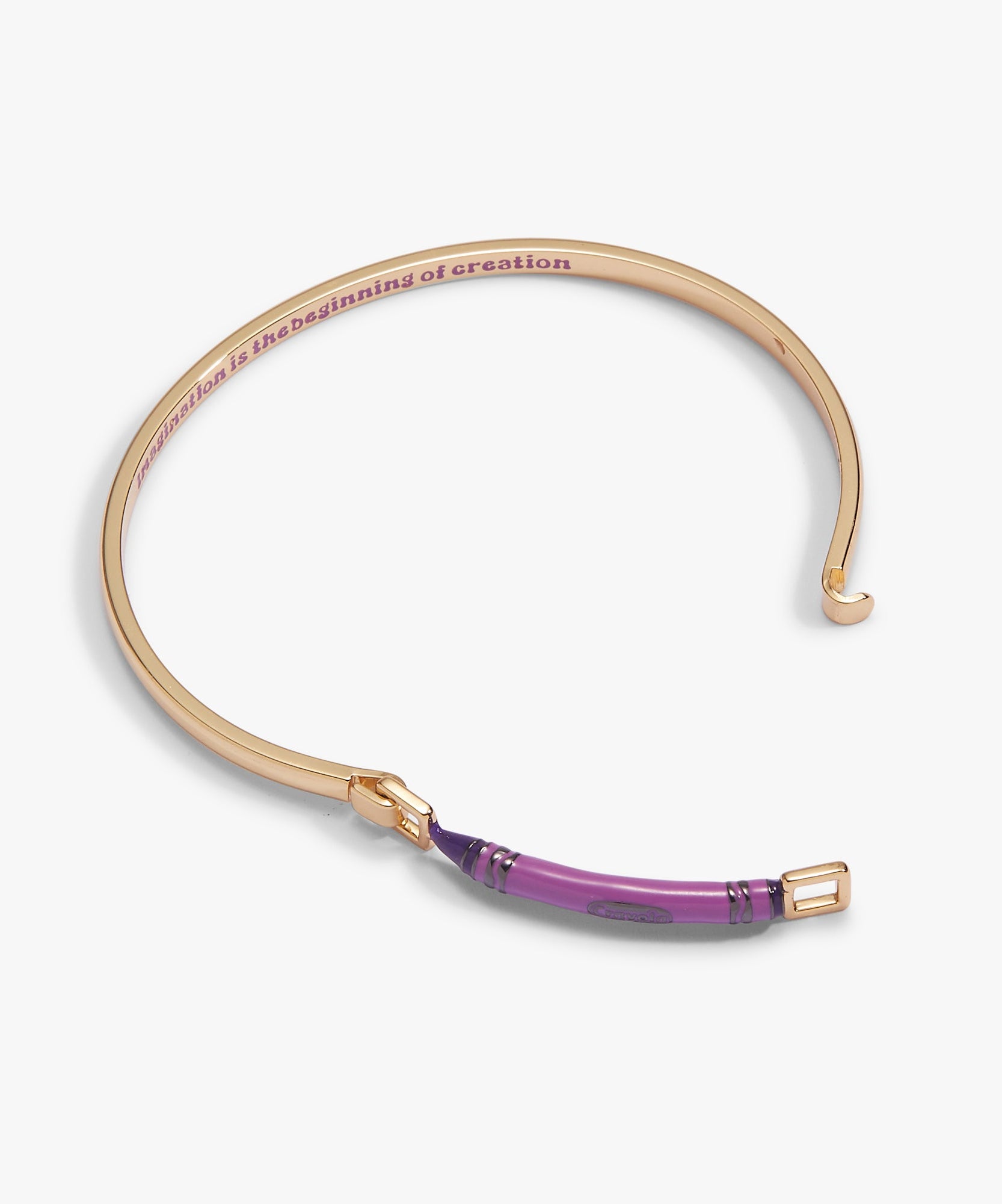 Crayola Royal Purple Crayon Tension Bangle