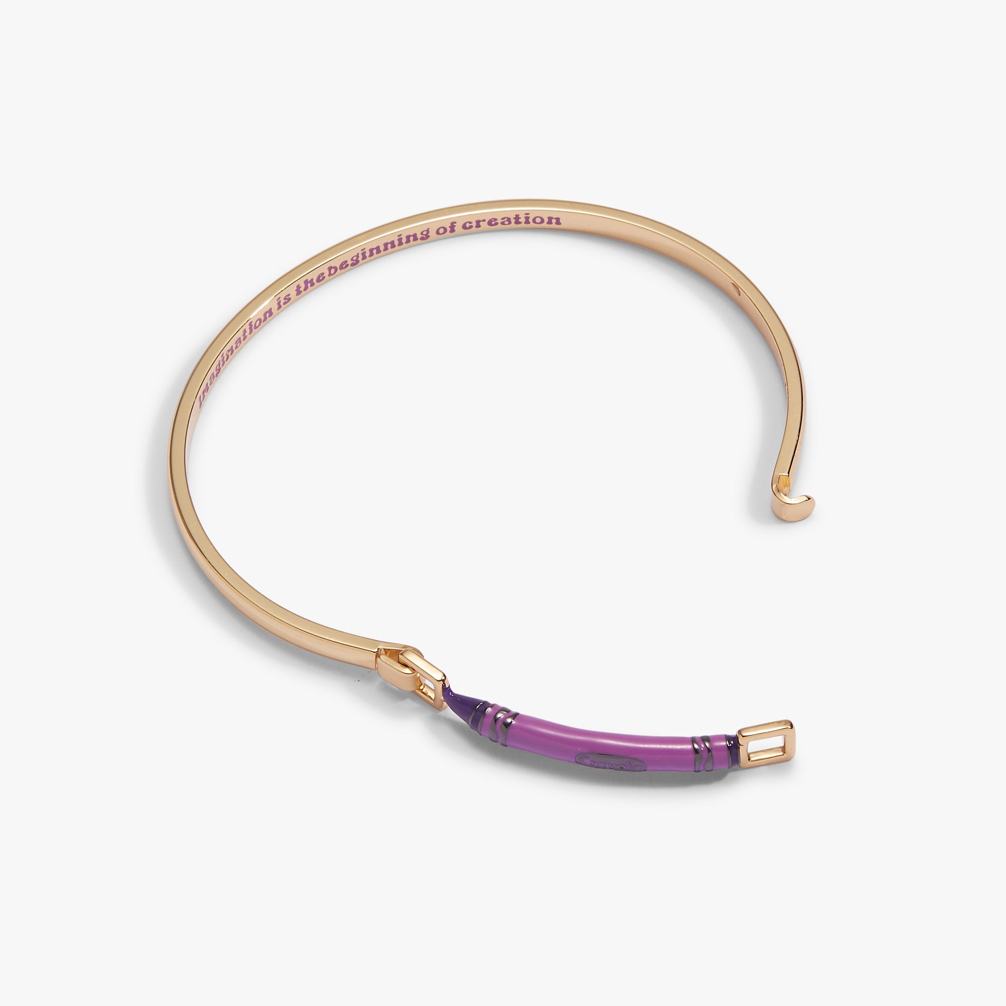 Crayola Royal Purple Crayon Tension Bangle
