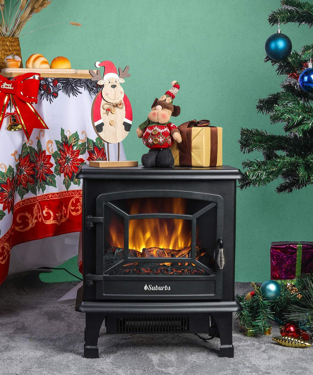 (Open Box) Suburbs TS20 Electric Fireplace Stove