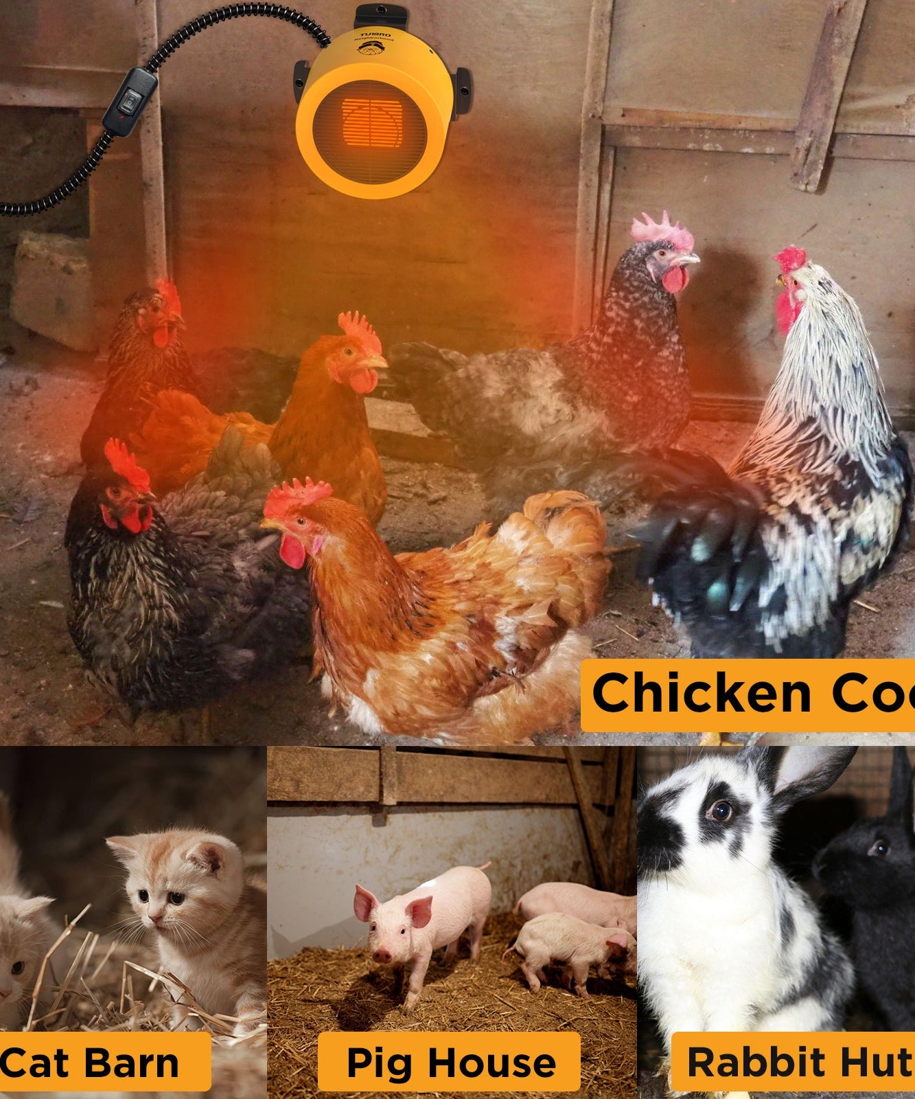 (Open Box) Neighborhood DH400A Dog House Heater