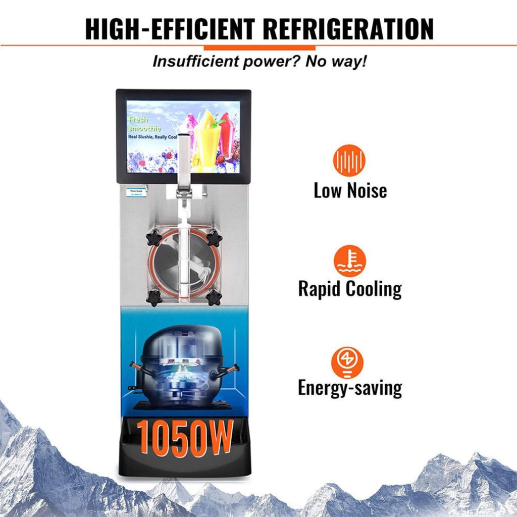 8L Commercial 1050W Single Frozen Margarita Ice Slushy Drink Maker Machine (SAK94026)