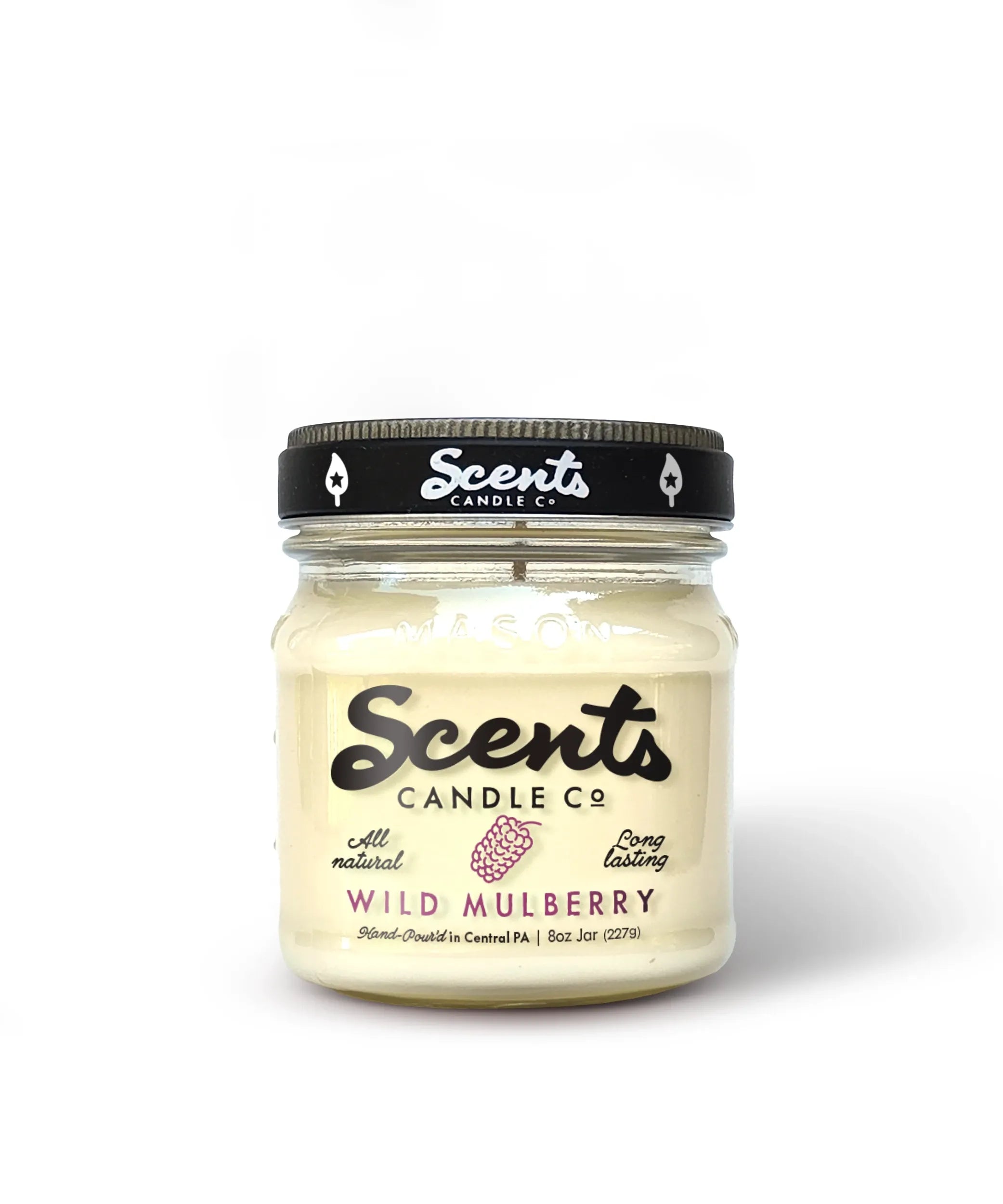 Scents Candle Co. Wild Mulberry Soy Wax Candles