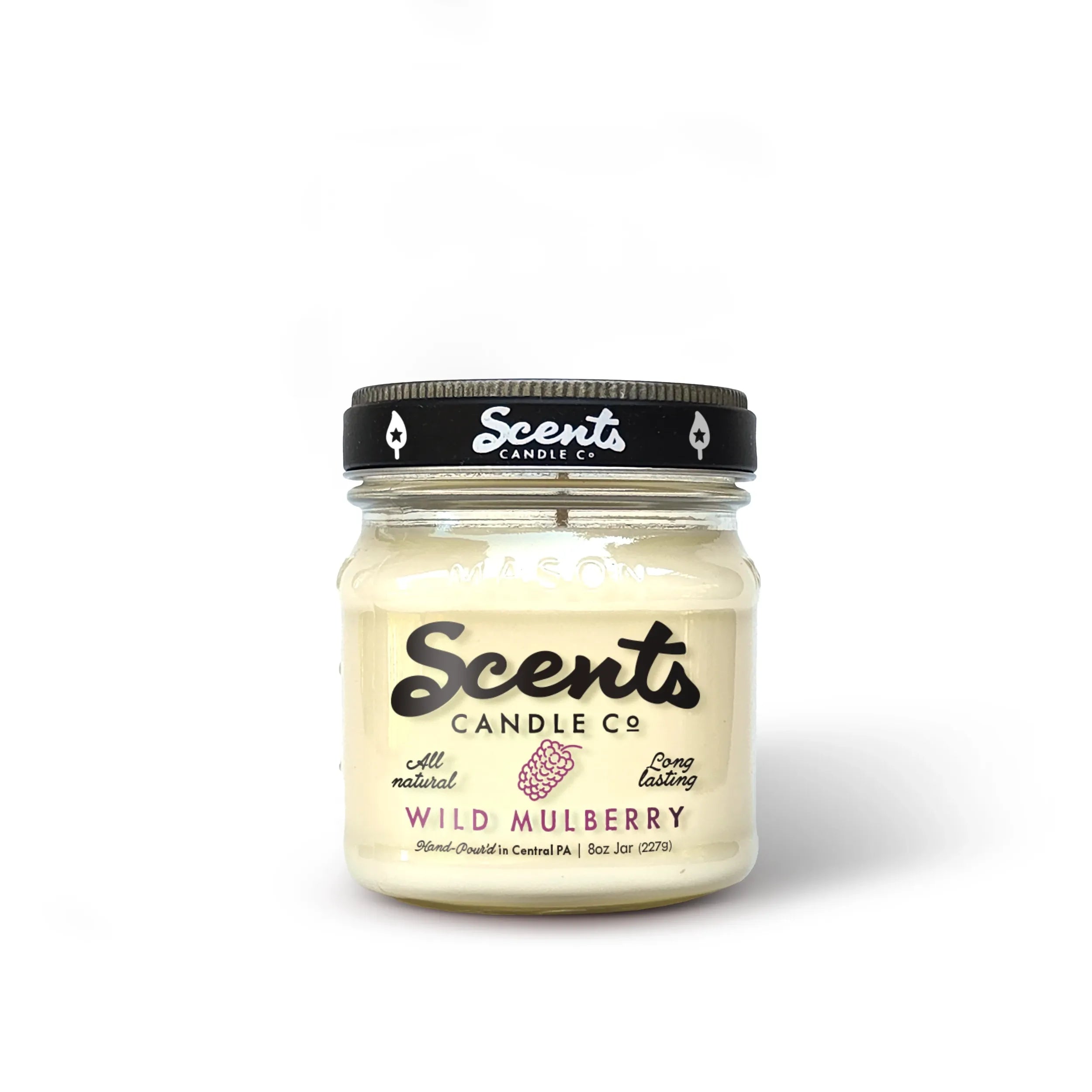 Scents Candle Co. Wild Mulberry Soy Wax Candles