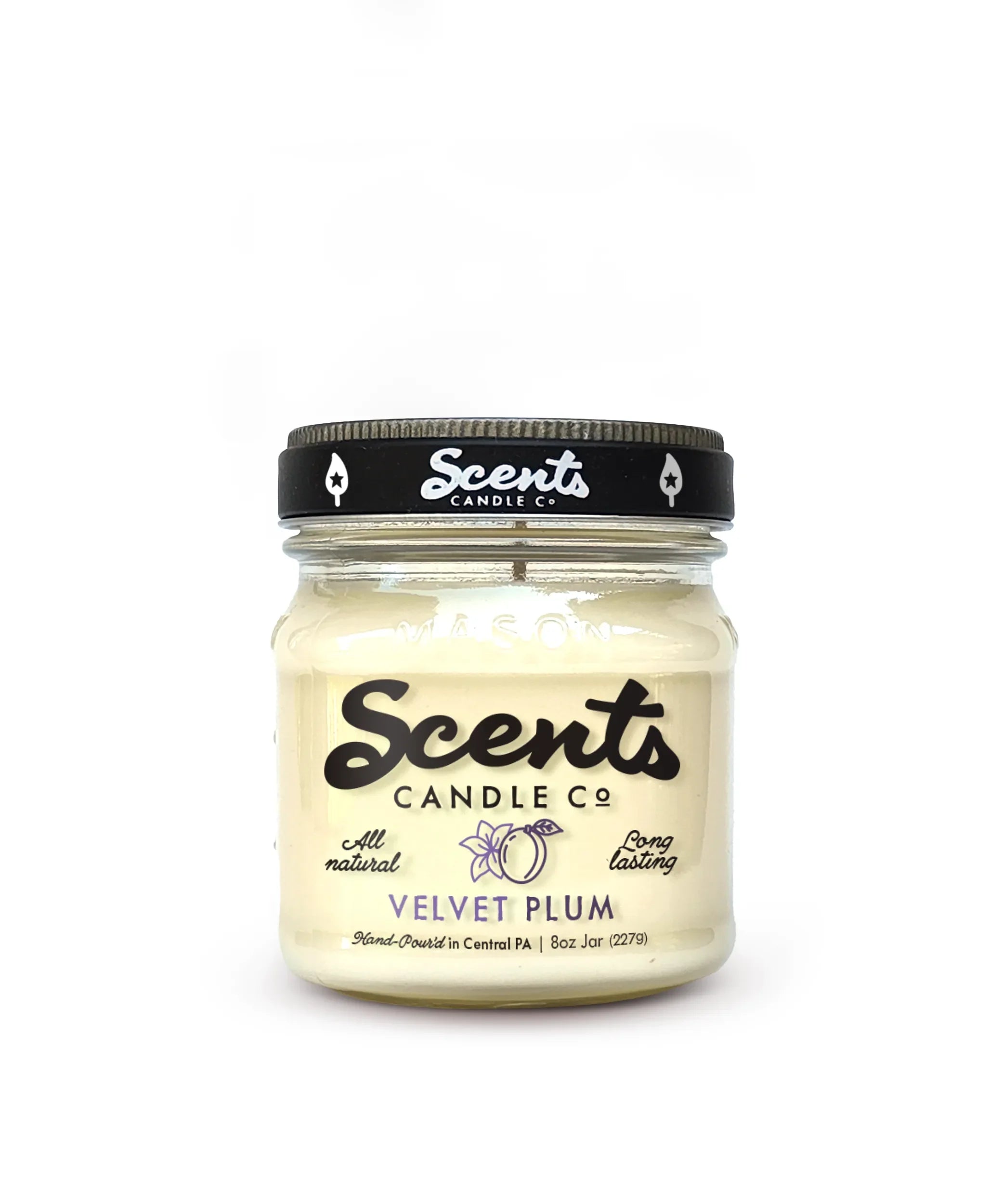 Velvet Plum Soy Wax Candles by Scents Candle Co.