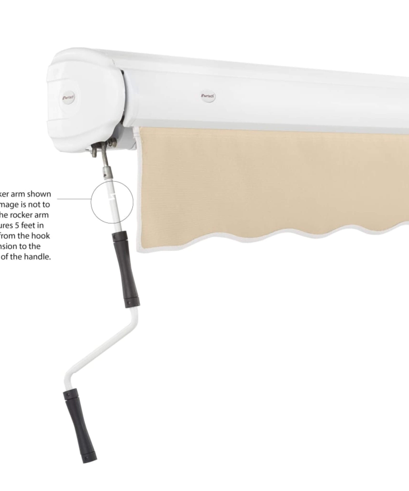 Awntech Key West Full Cassette Retractable Patio Awning [Made-To-Order] (SAK91358)