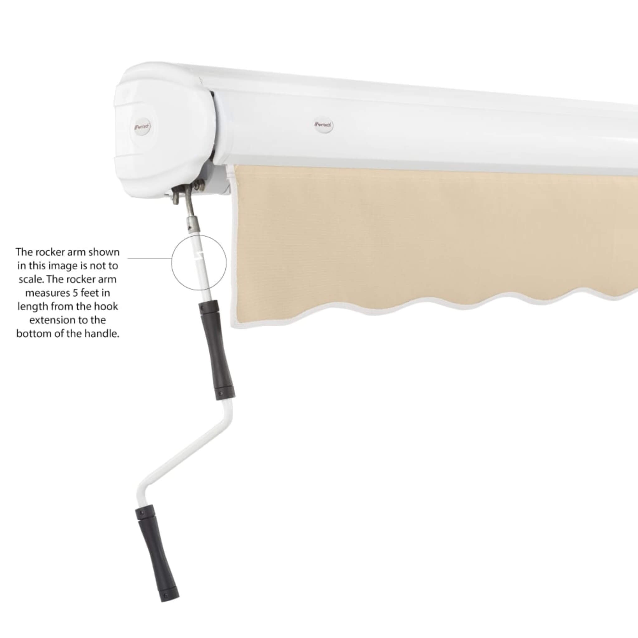 Awntech Key West Full Cassette Retractable Patio Awning [Made-To-Order] (SAK91358)