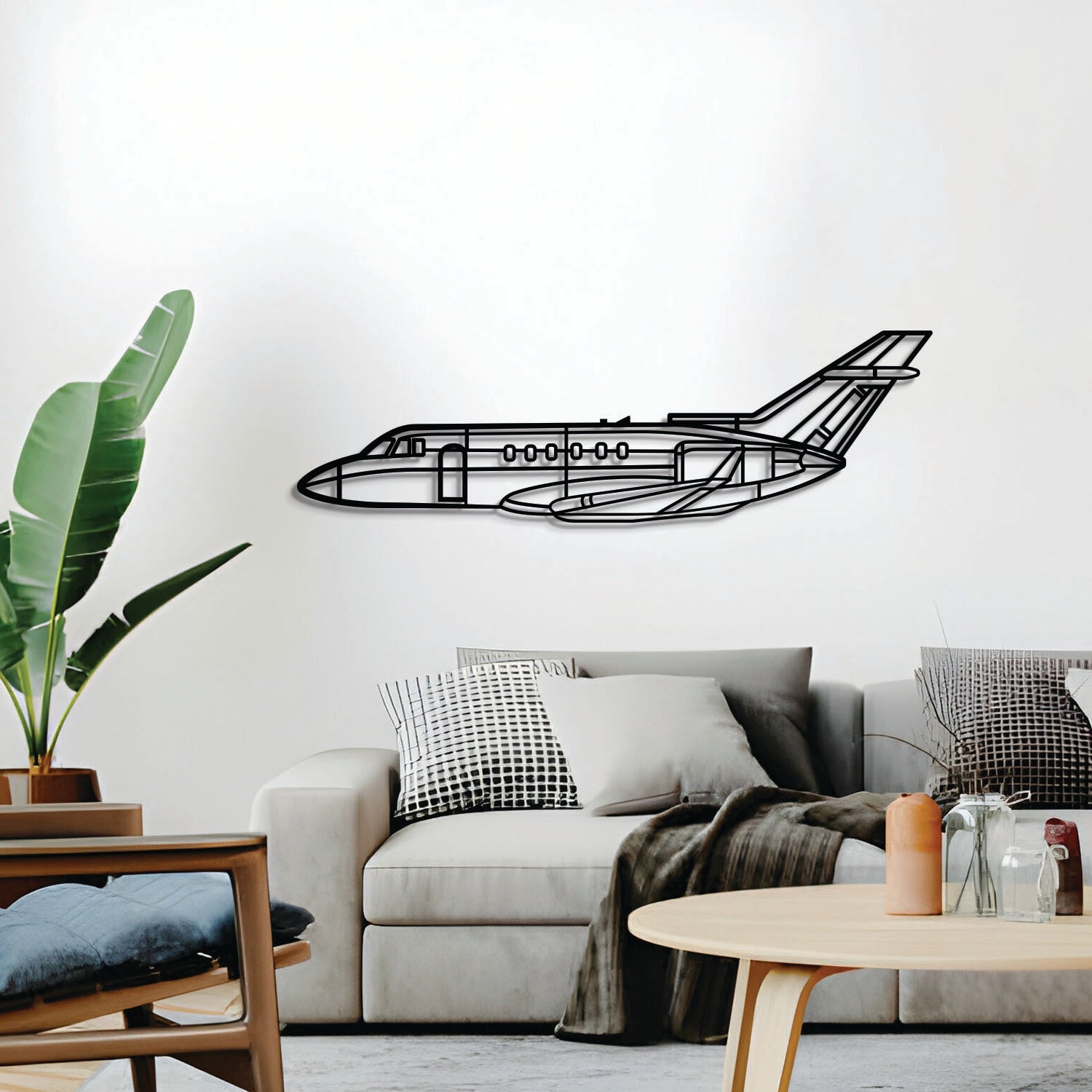 900XP Flugzeug-Wandbild aus Metall - NCP0509