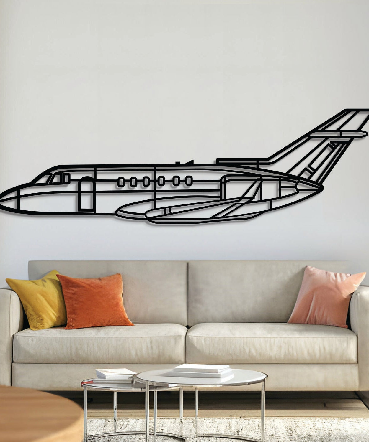 900XP Flugzeug-Wandbild aus Metall - NCP0509