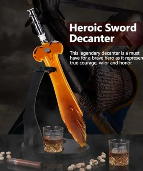 Legendary Sword Decanter Gift Set