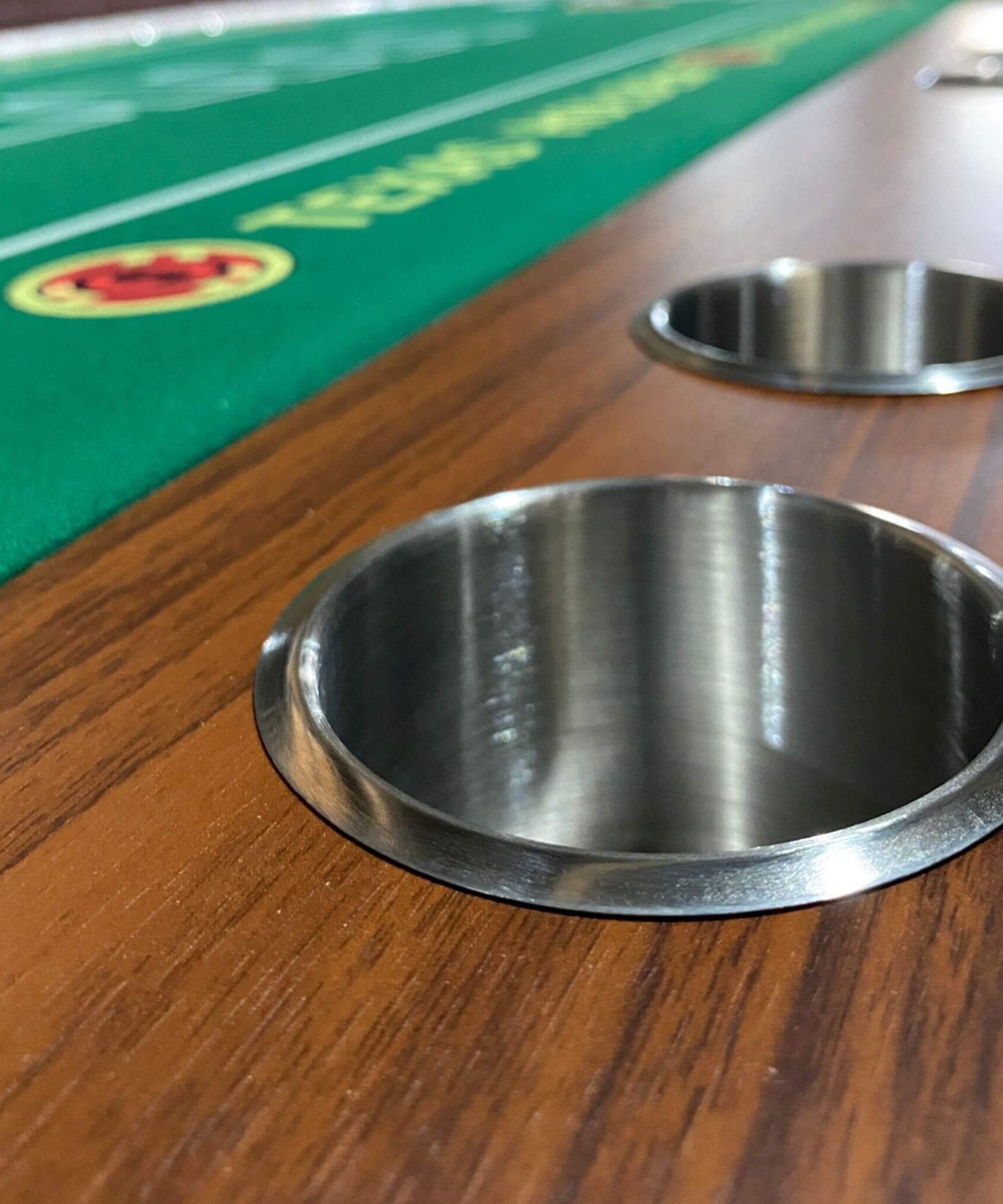 Luxury 96-Inch Gaming Table With LED Lights, Durable Velvet Surface, And Sturdy Pedestal Base (SAK92853)