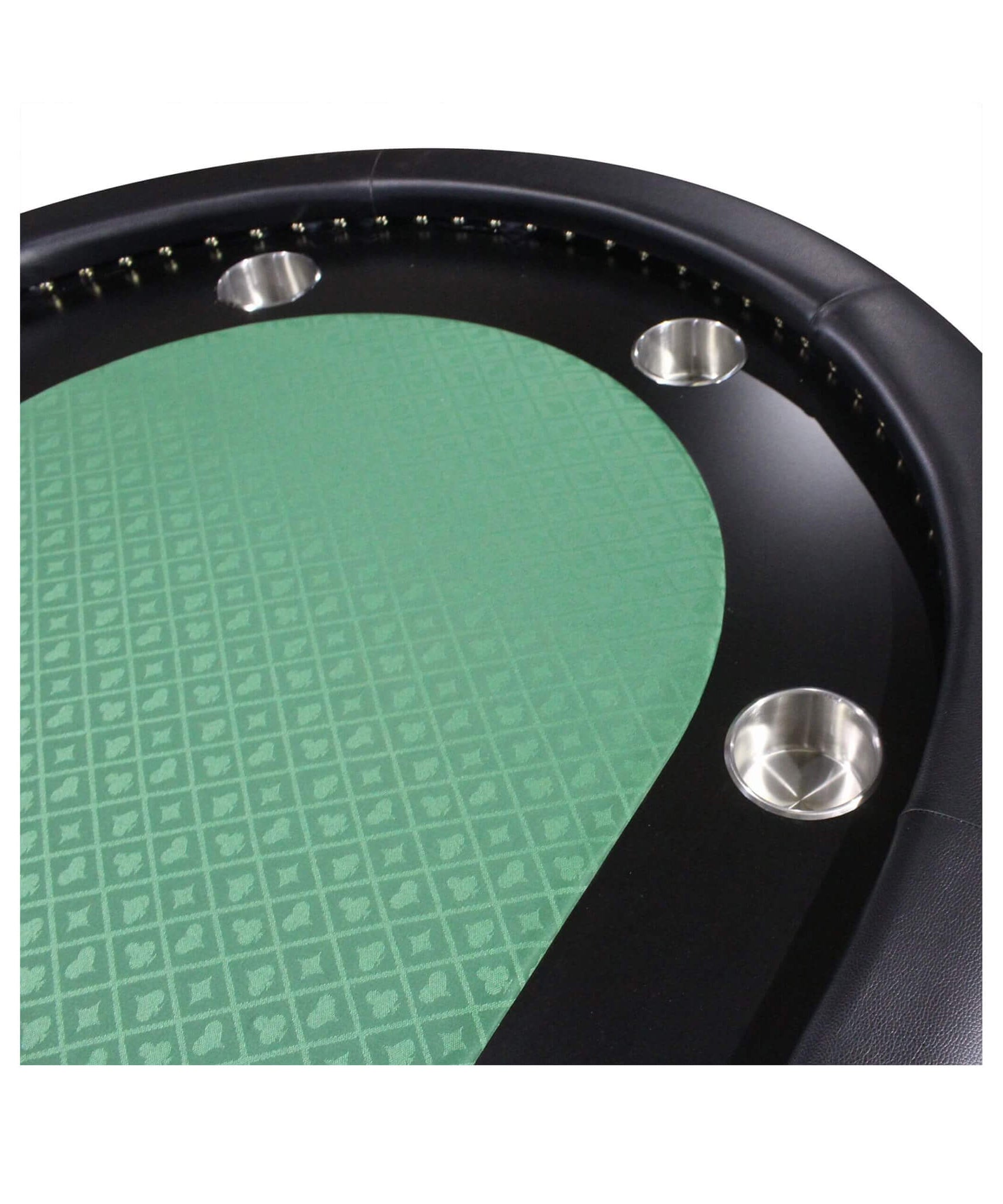 96-Inch Premium 10-Player Poker Table With Cup Holders And Chip Tray (SAK16495)