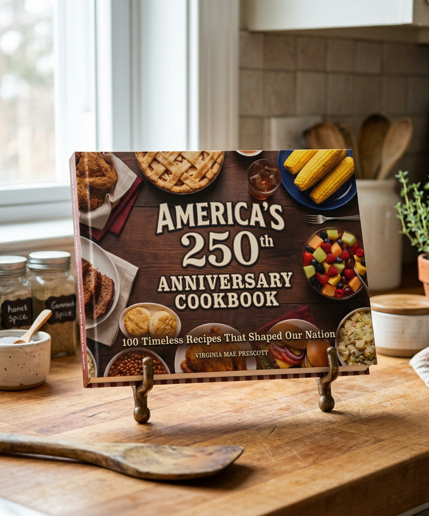 Amerikas 250. Jubiläumskochbuch: 100 zeitlose Rezepte, die unsere Nation geprägt haben (200 Seiten)