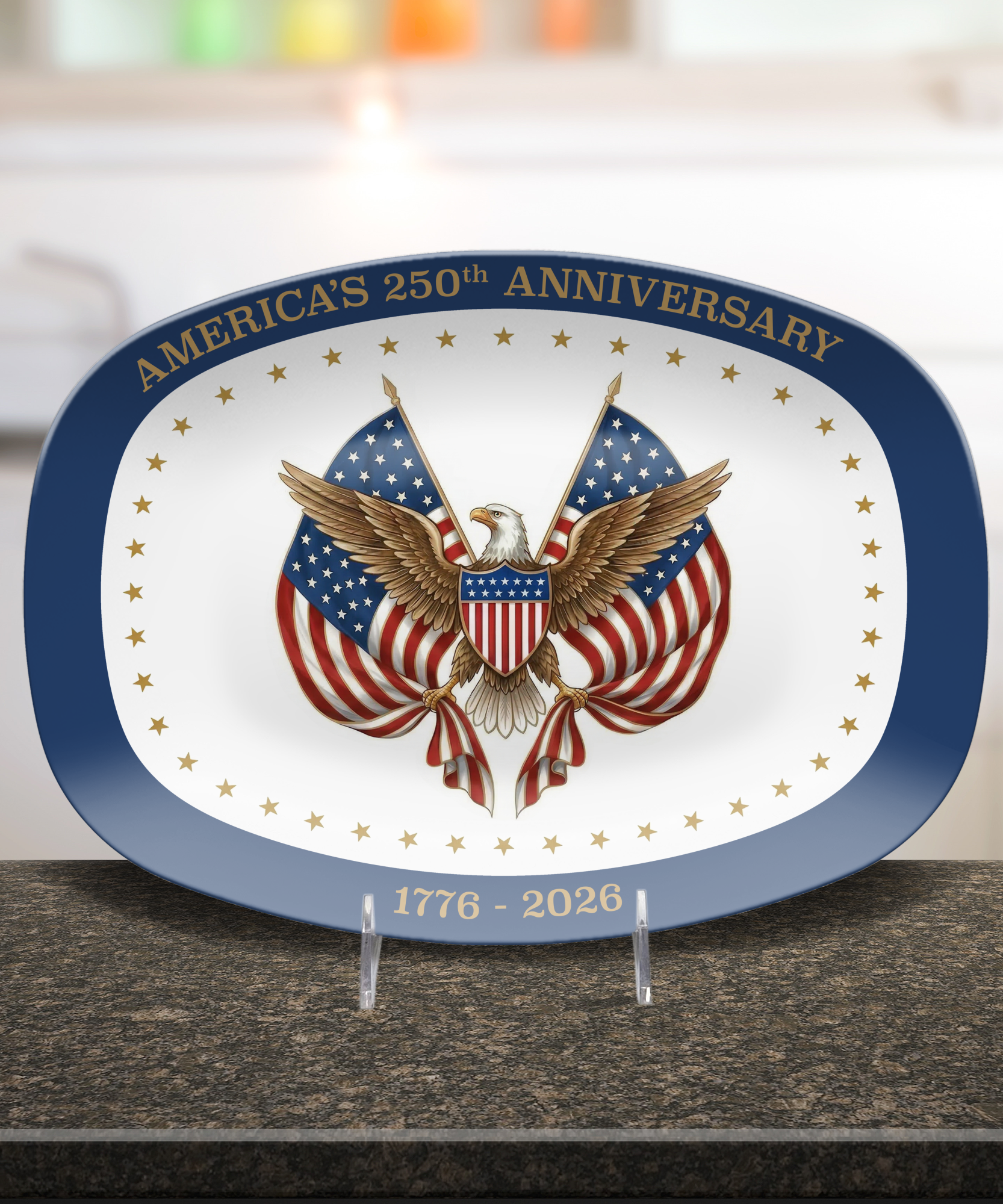 Amerikas 250. Jahrestag 1776-2026 Servierplatte