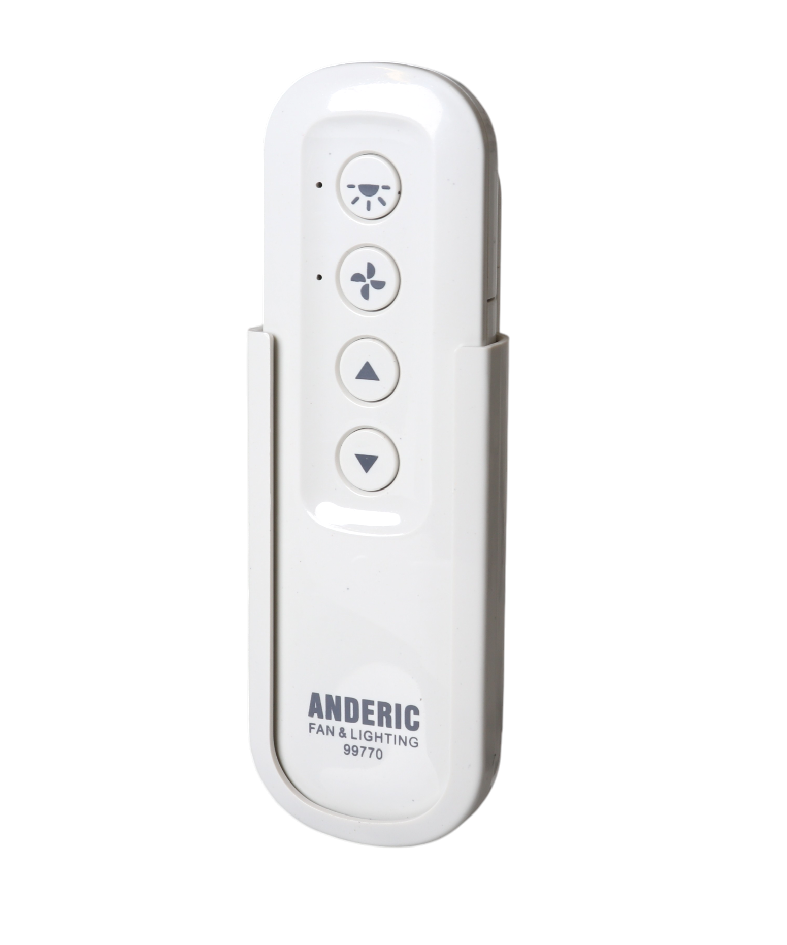 Anderic 99770 Ceiling Fan Remote Control for Hunter & Fanimation Fans | 434 MHz | Light Dimming - 99770