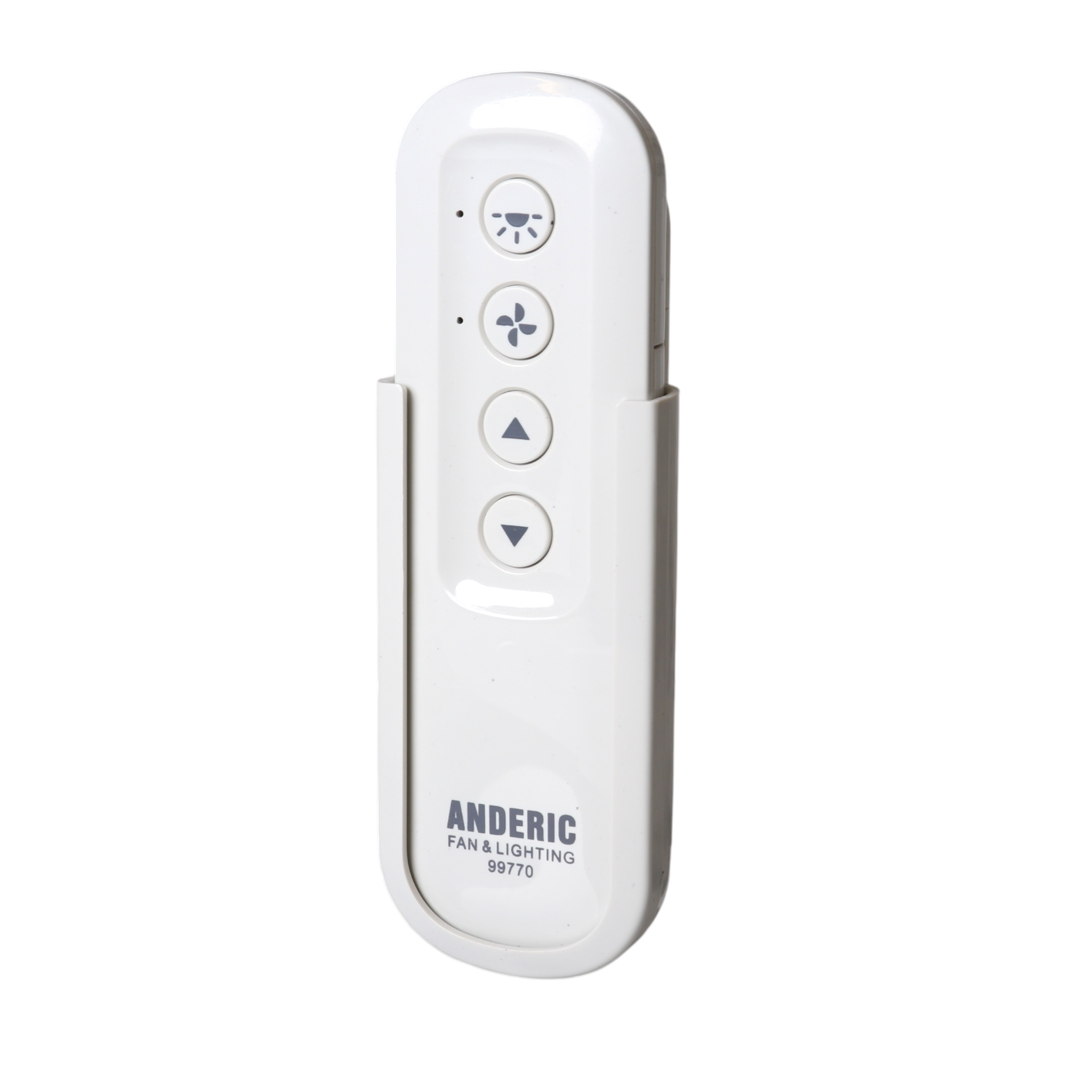 Anderic 99770 Ceiling Fan Remote Control for Hunter & Fanimation Fans | 434 MHz | Light Dimming - 99770