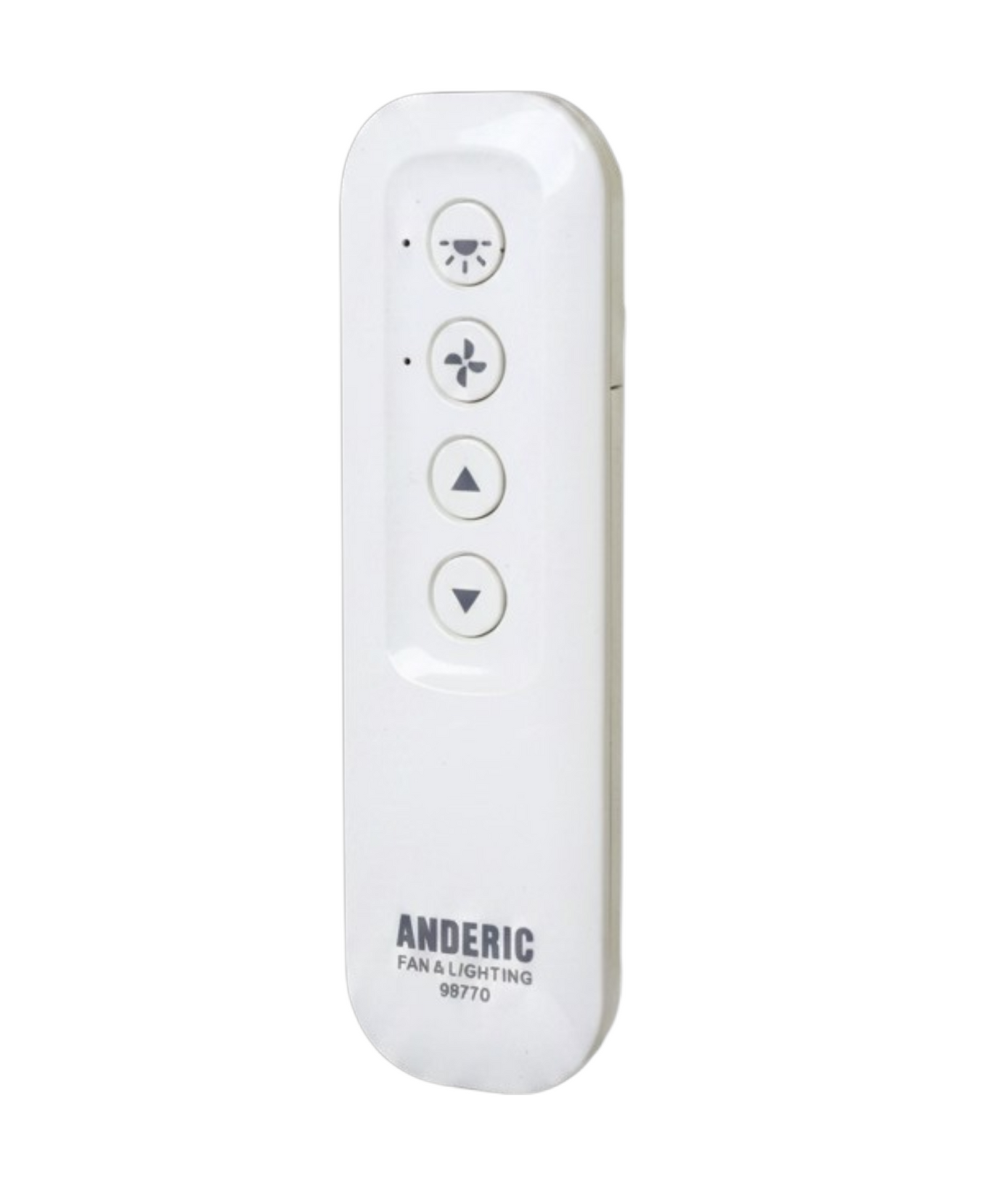 Anderic 99770 Ceiling Fan Remote Control for Hunter & Fanimation Fans | 434 MHz | Light Dimming - 99770