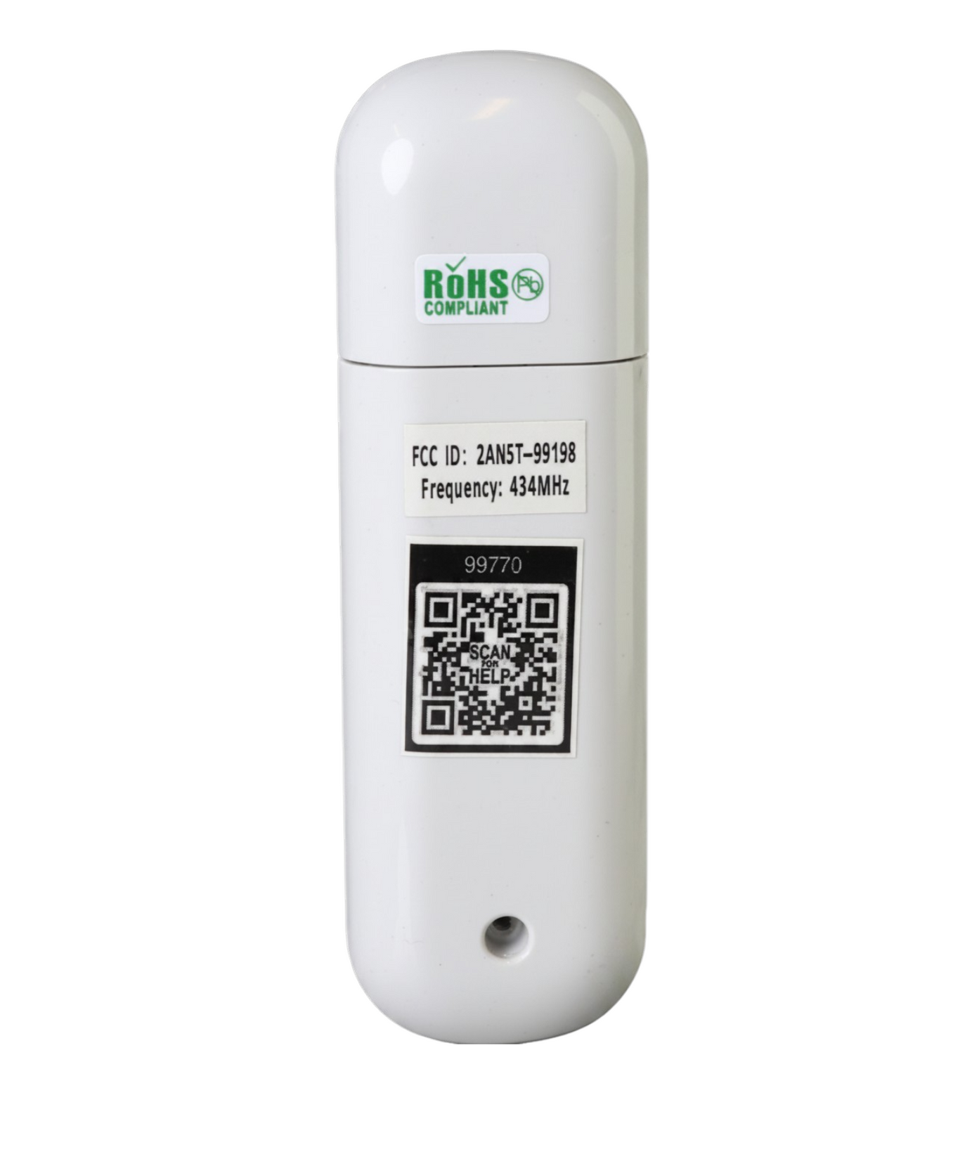 Anderic 99770 Ceiling Fan Remote Control for Hunter & Fanimation Fans | 434 MHz | Light Dimming - 99770