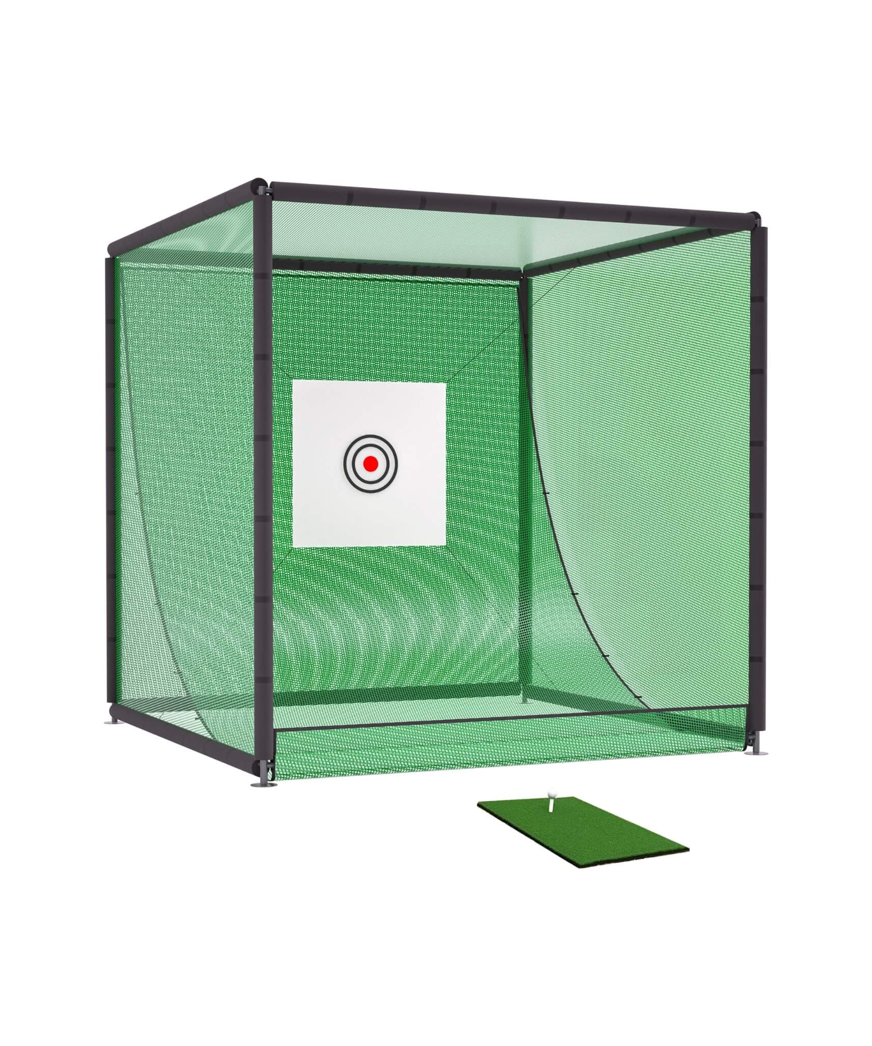 [10X10FT] Golf Practice Net Cage With Metal Frame (SAK41786)