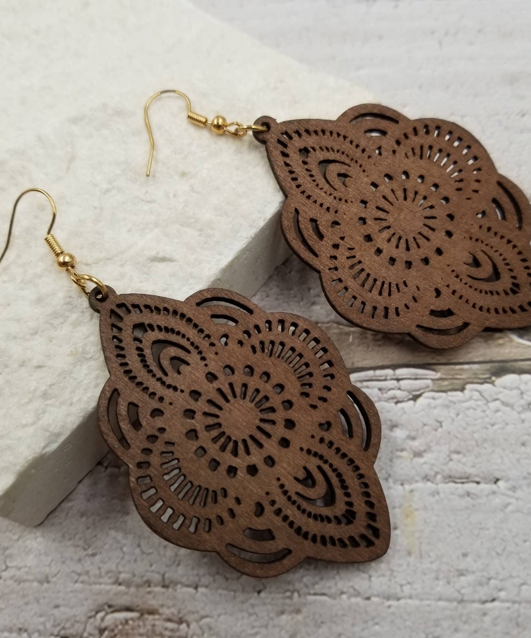 Mandala Drop Earrings