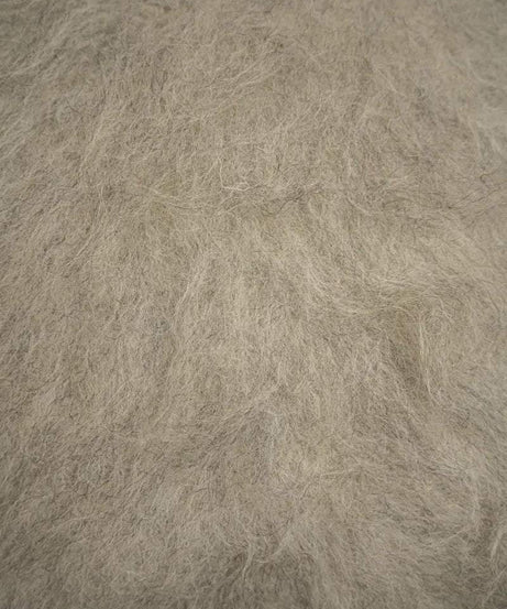 Organisches Wollkissen – Handgewebtes Zierkissen aus gebürstetem Holz