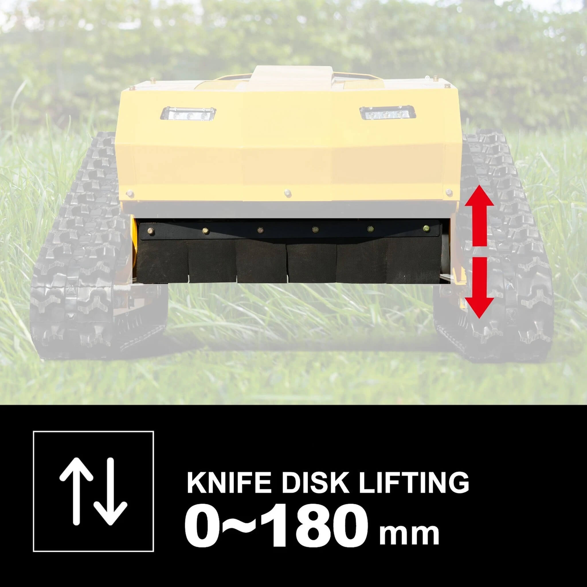 9HP 21-Inch Industrial Remote-Controlled Lawn Mower (SAK71845)