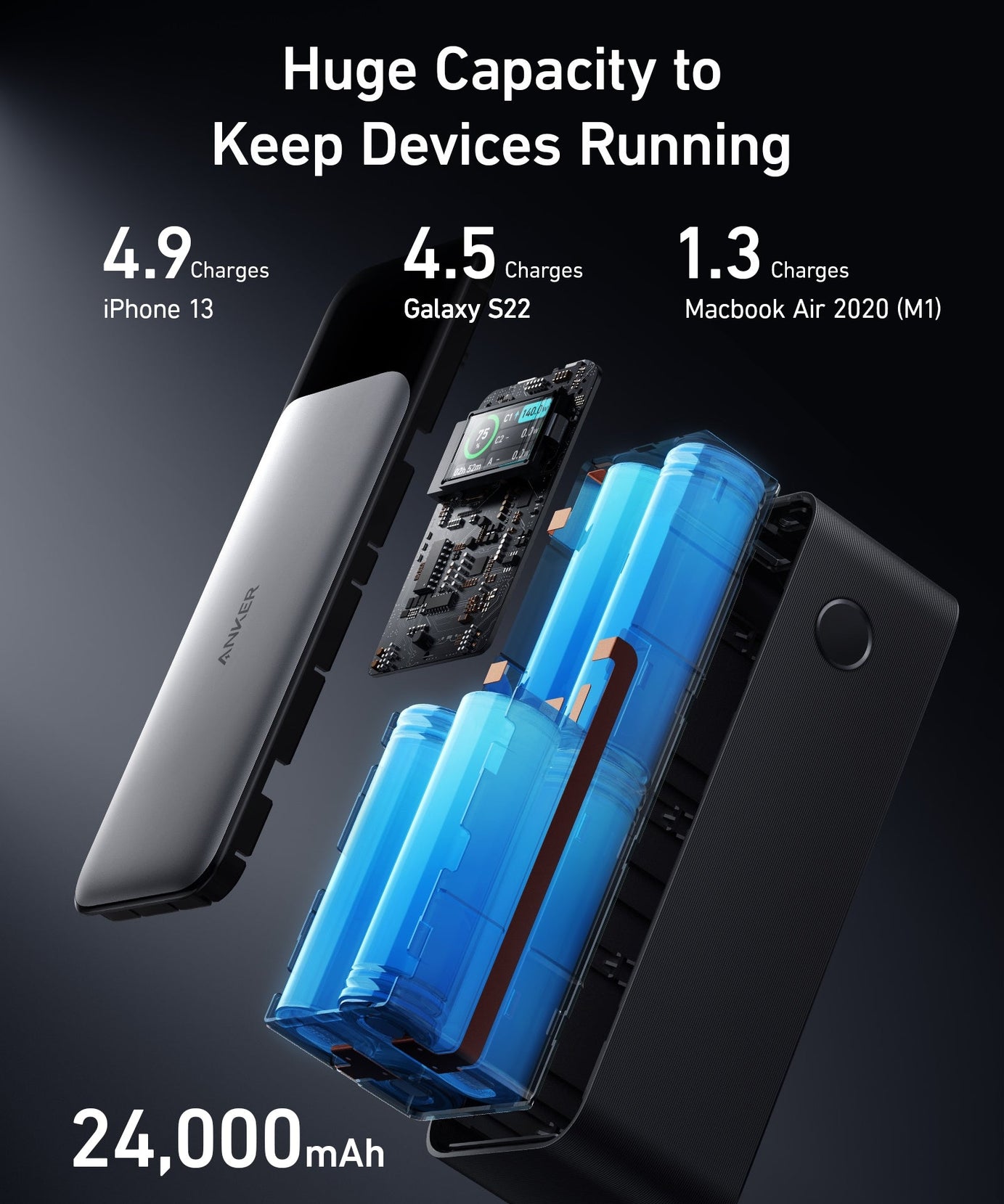 Anker 737 Power Bank (PowerCore 24K)