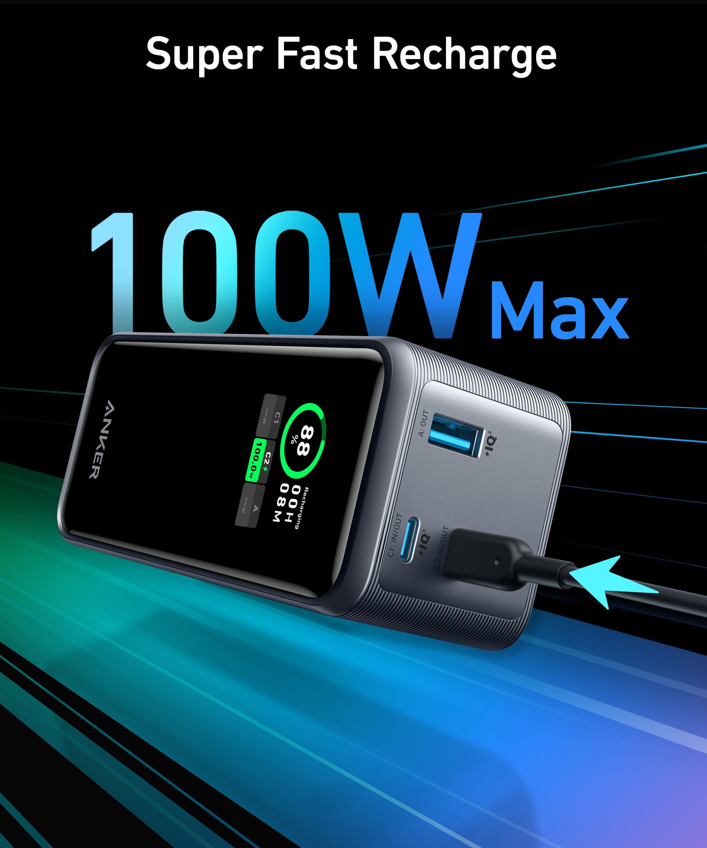 Anker Prime Power Bank (20K, 200W)