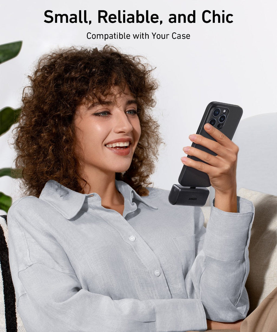 Anker Nano Power Bank (22.5W, Built-In USB-C Connector)