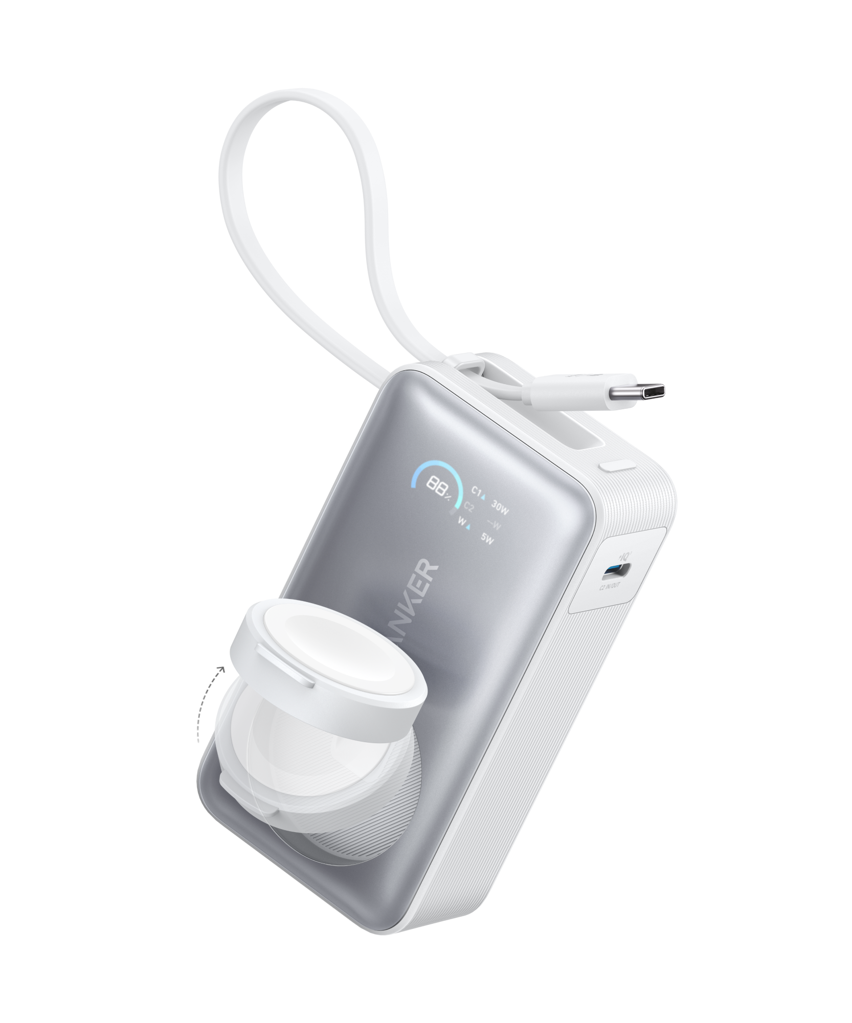 Anker MagGo Power Bank (10K, 35W, For Apple Watch)