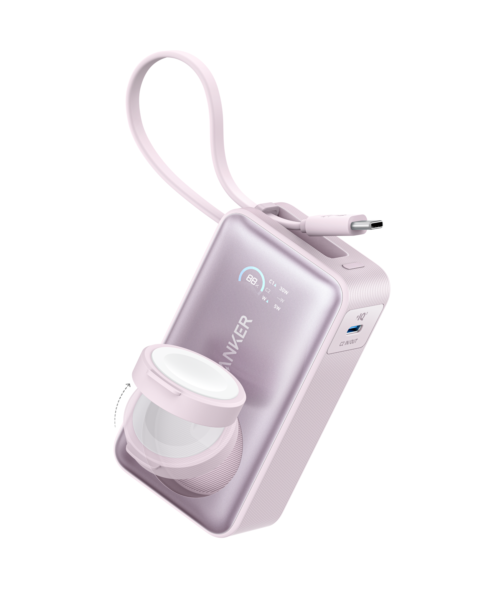 Anker MagGo Power Bank (10K, 35W, For Apple Watch)