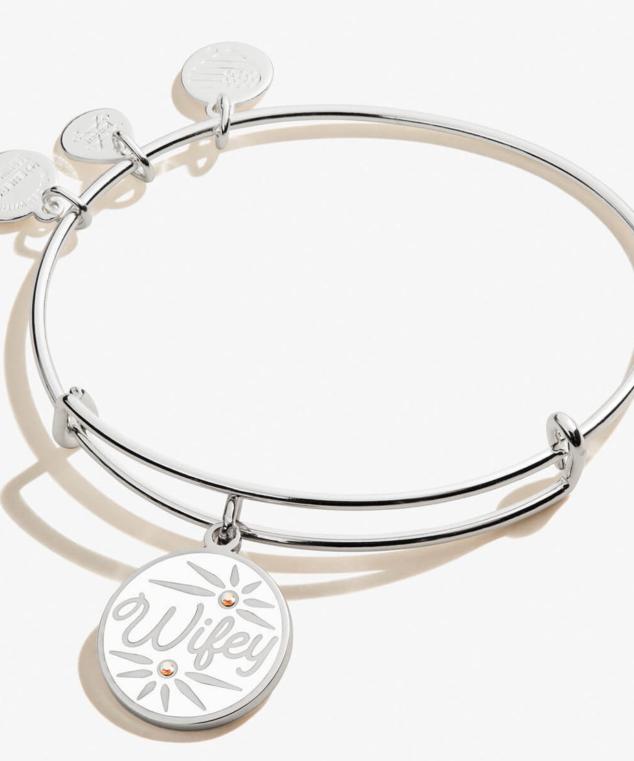 'Wifey' Charm Bangle