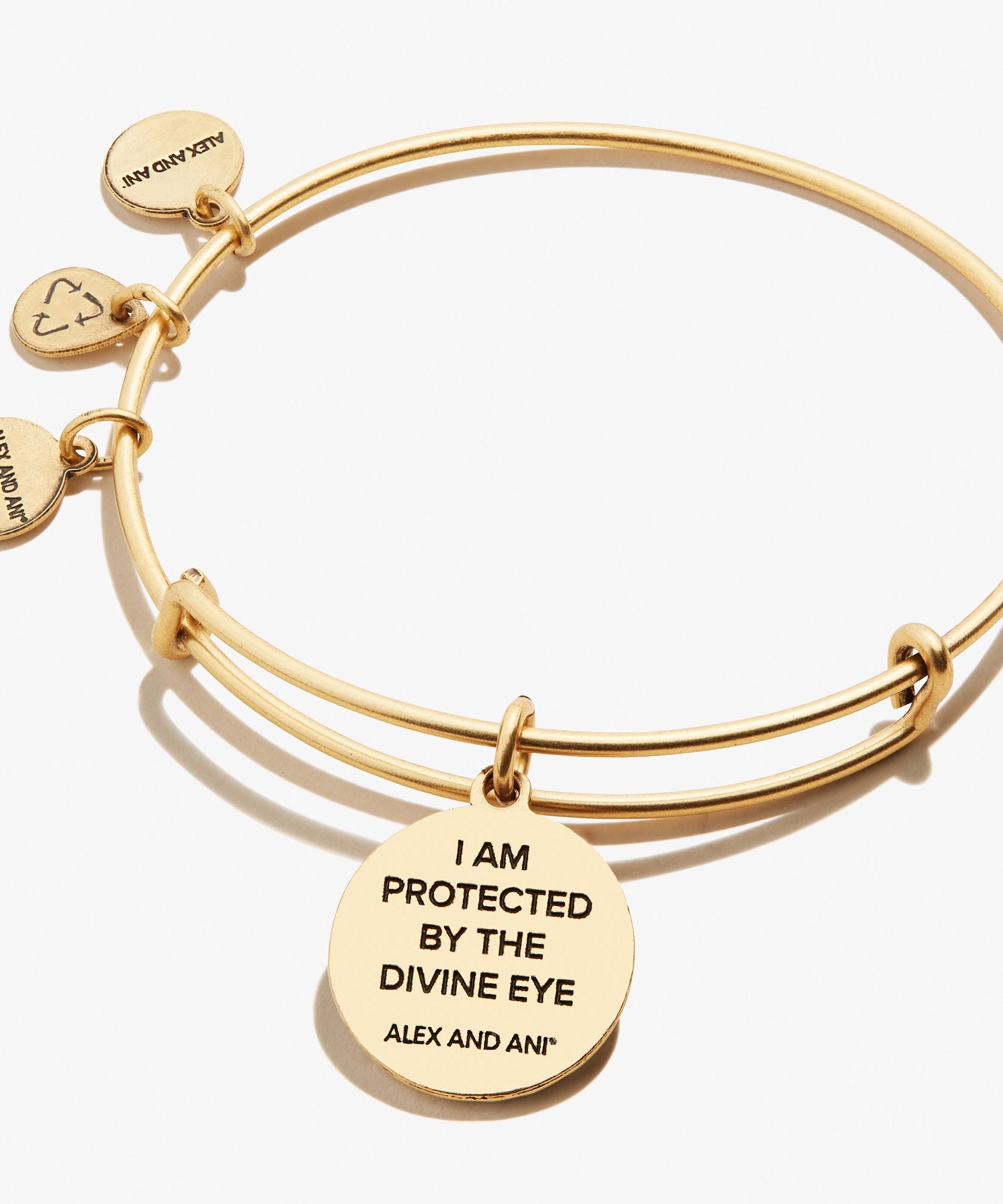 Evil Eye + Sodalite Charm Bangle