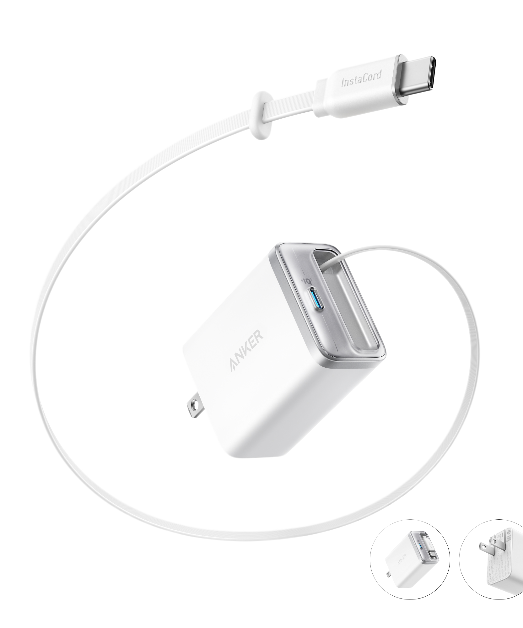 Anker Nano Charger (35W, Built-In Retractable USB-C Cable)