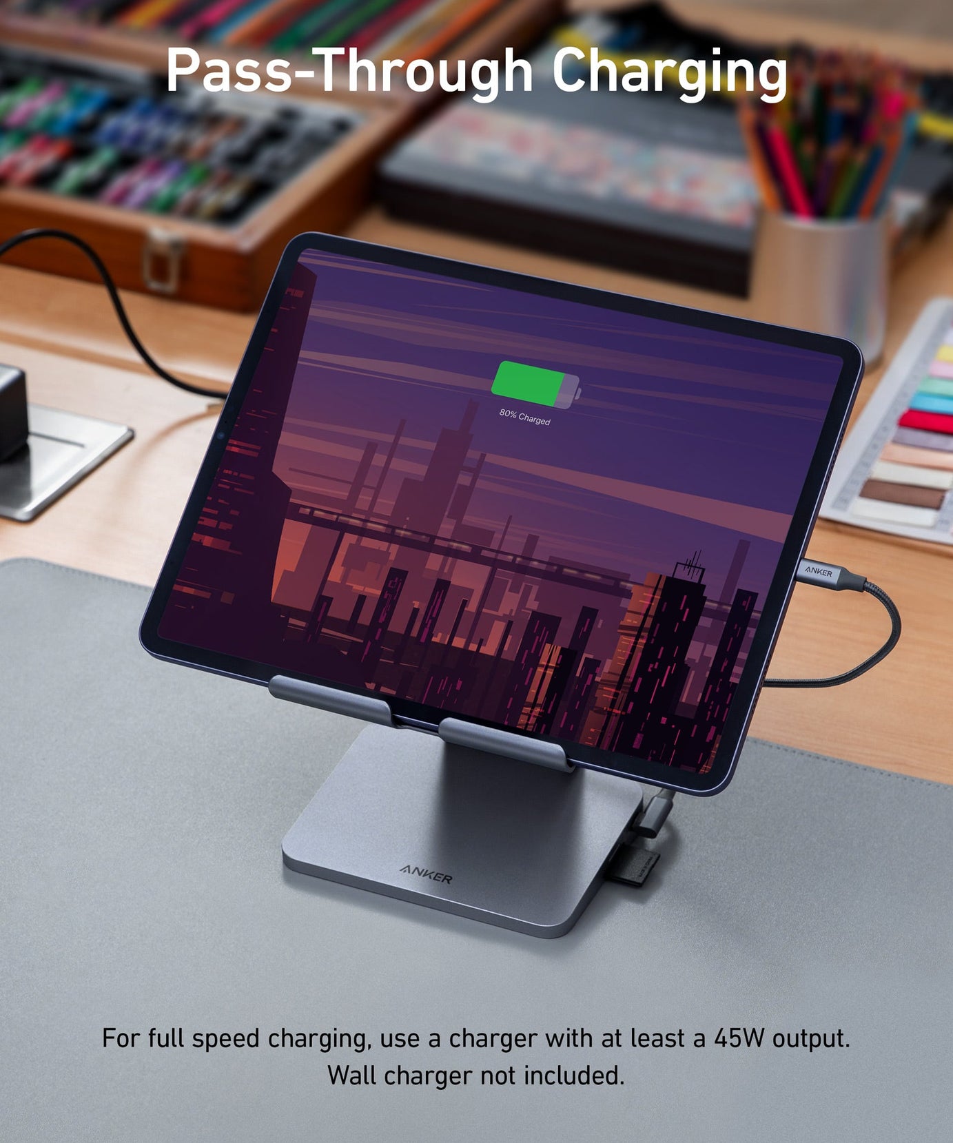 Anker 551 USB-C Hub (8-in-1, Tablet Stand)