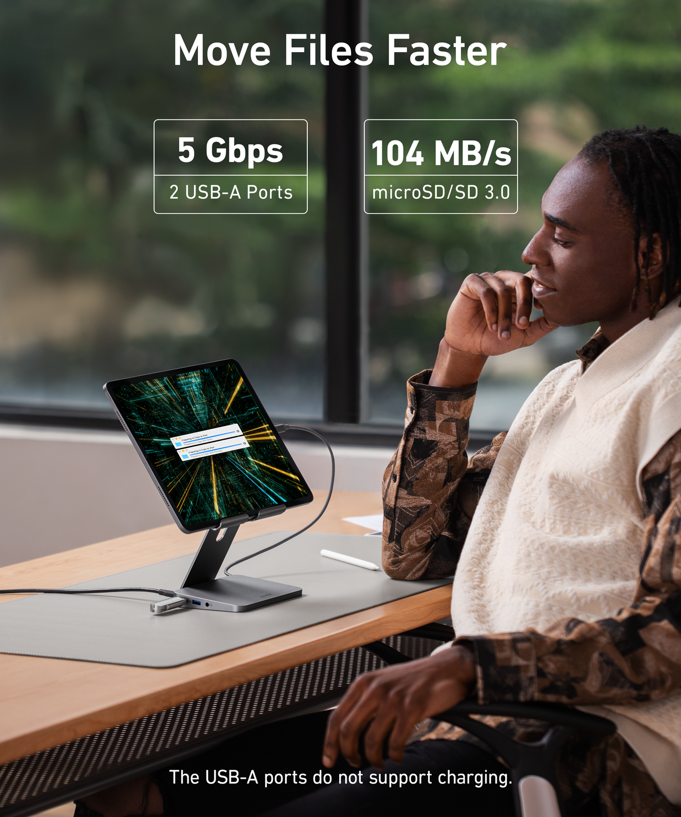 Anker 551 USB-C Hub (8-in-1, Tablet Stand)
