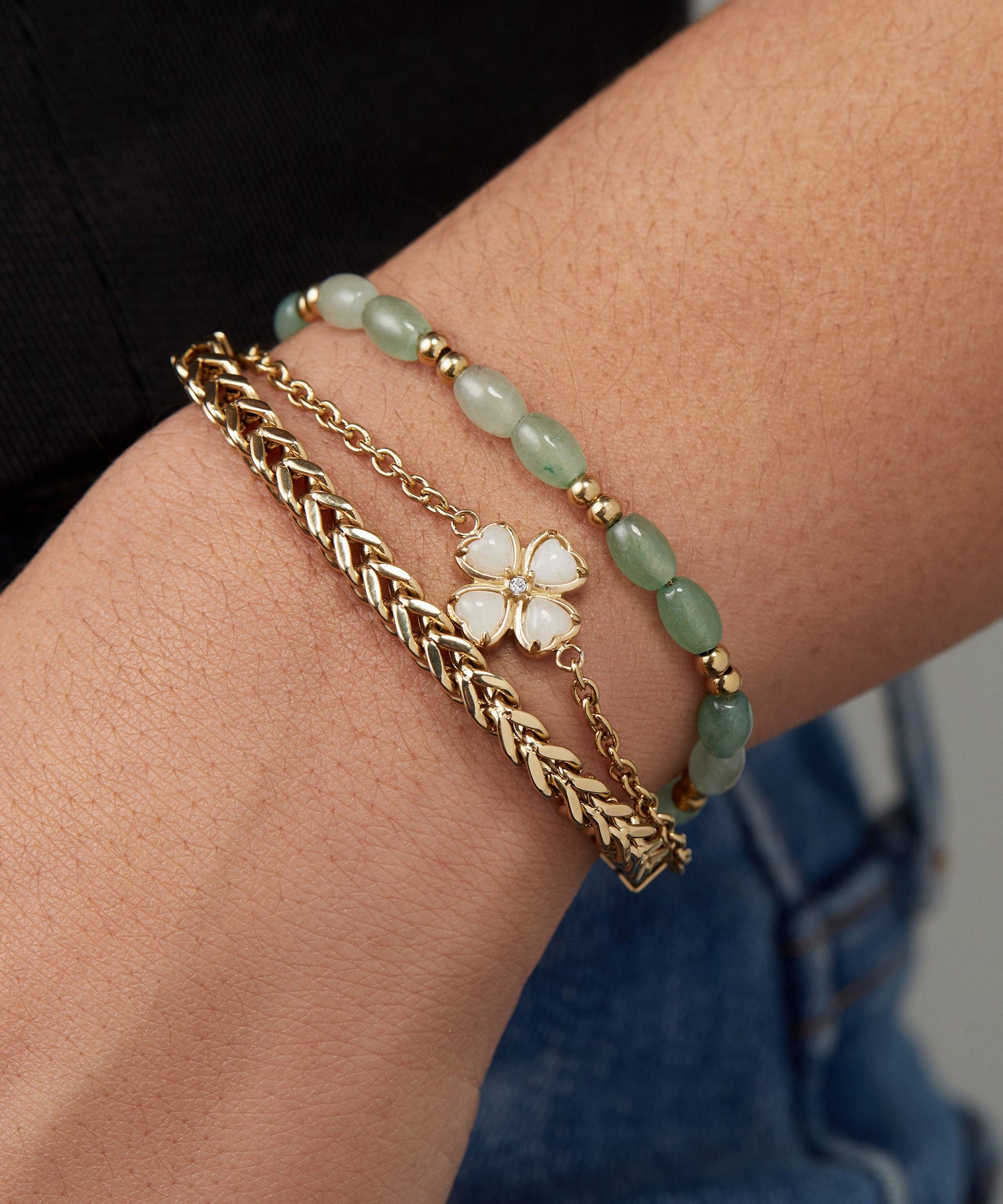 Four-Leaf Clover Stranded™ Bracelet Set