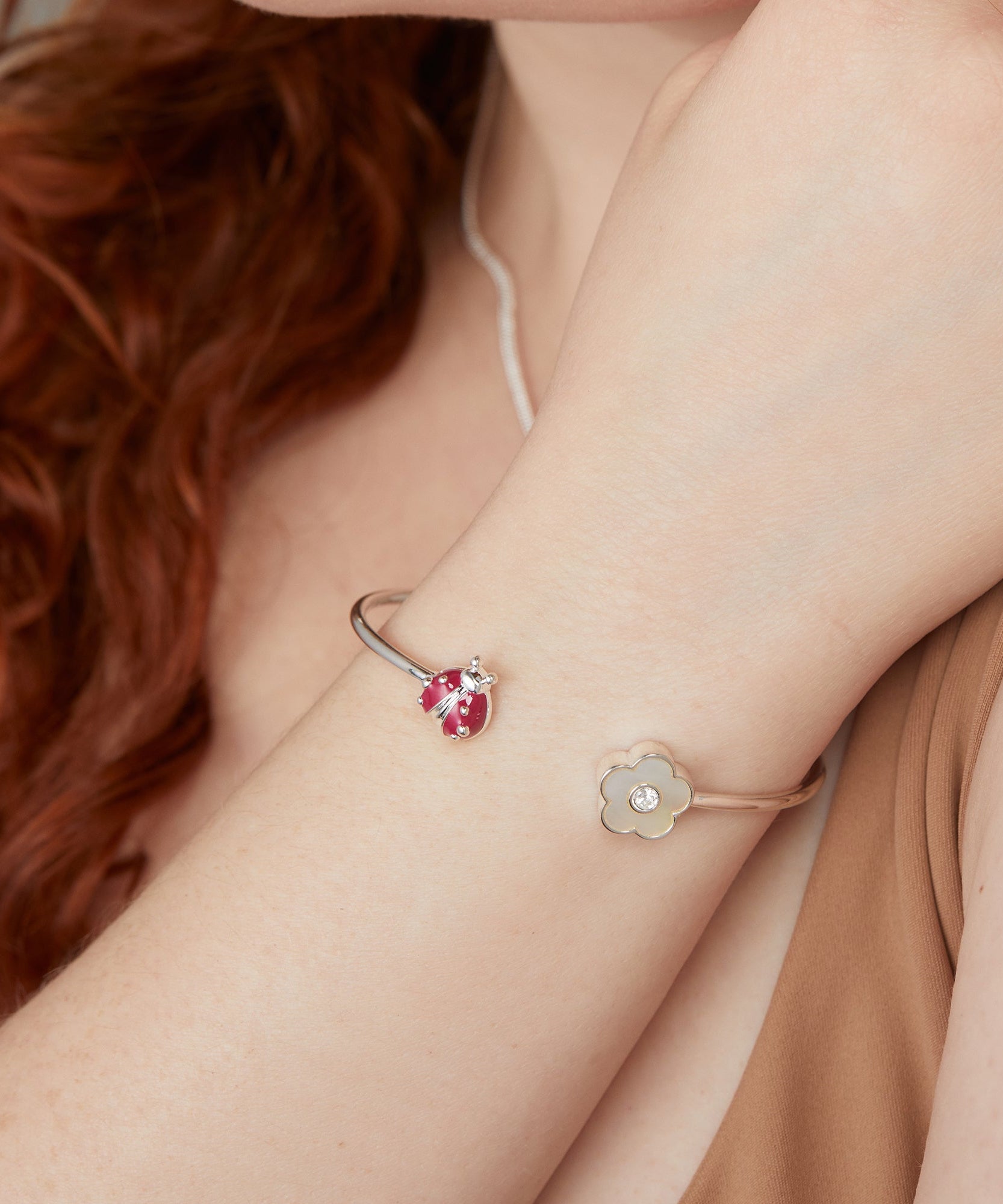 Ladybug and Daisy Flex Cuff