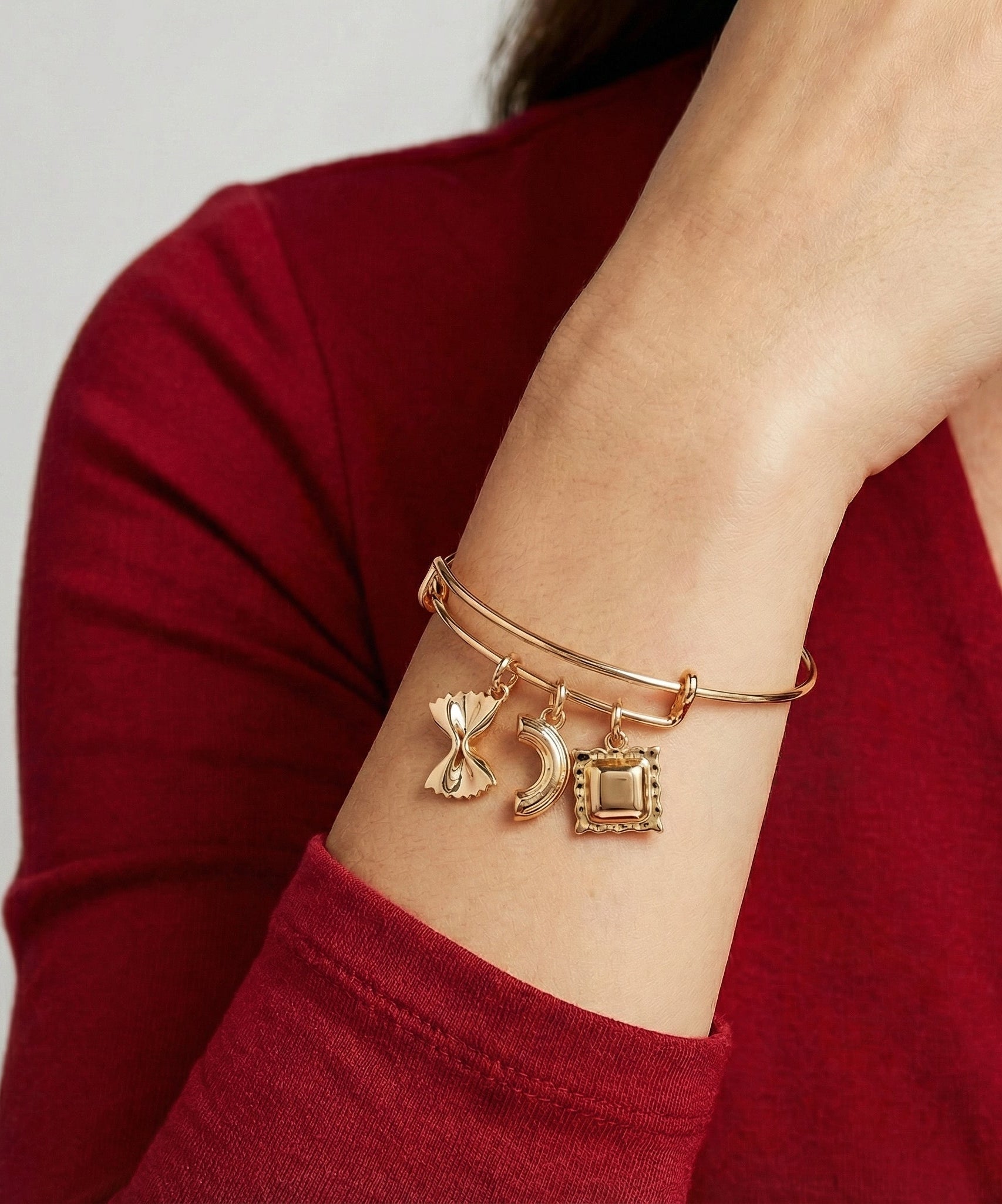 Pasta Multi Charm Bangle