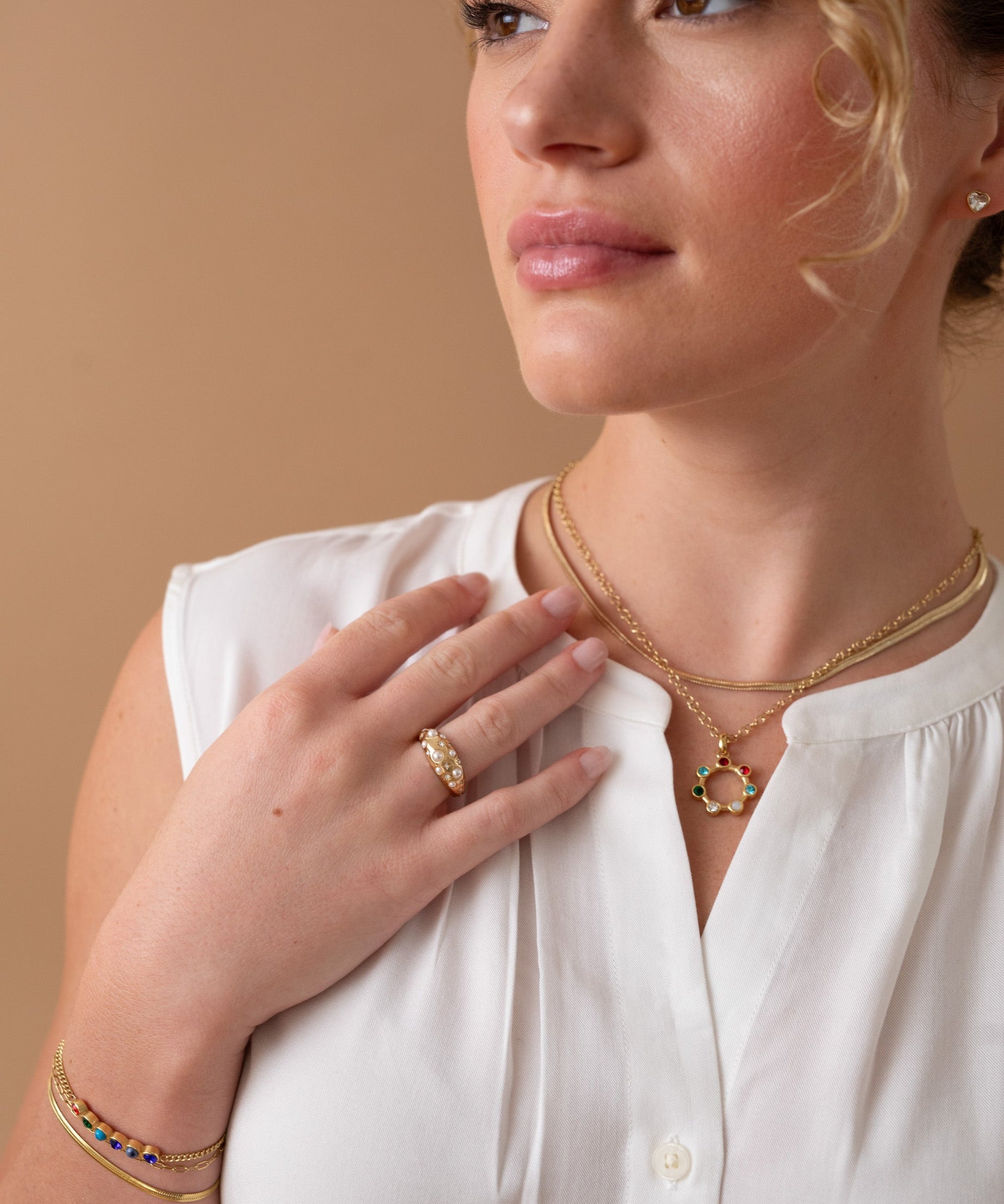 Sister Hidden Message Acrostic Bolo Bracelet
