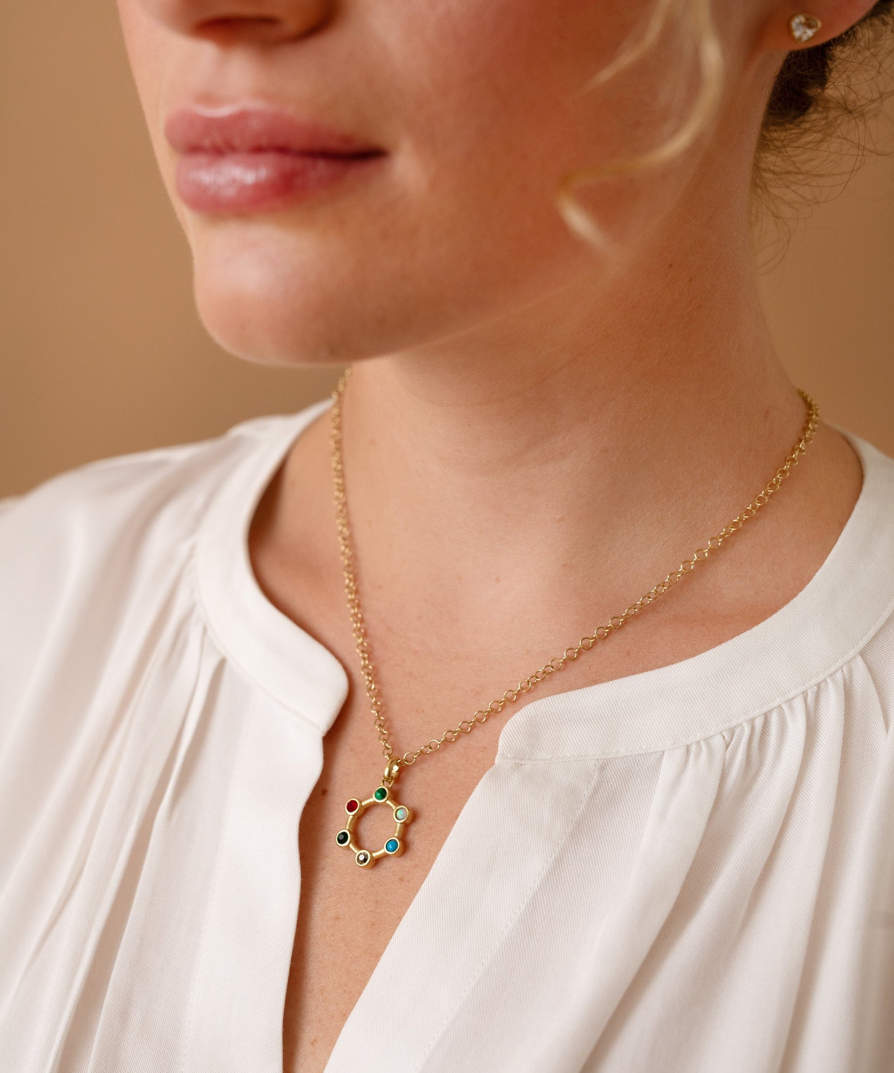 Mother Hidden Message Acrostic Necklace