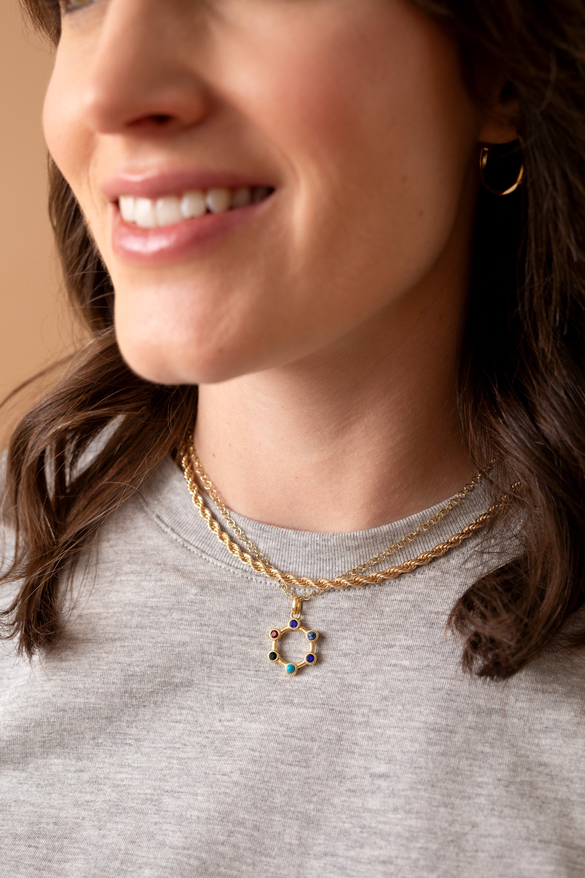 Sister Hidden Message Acrostic Necklace