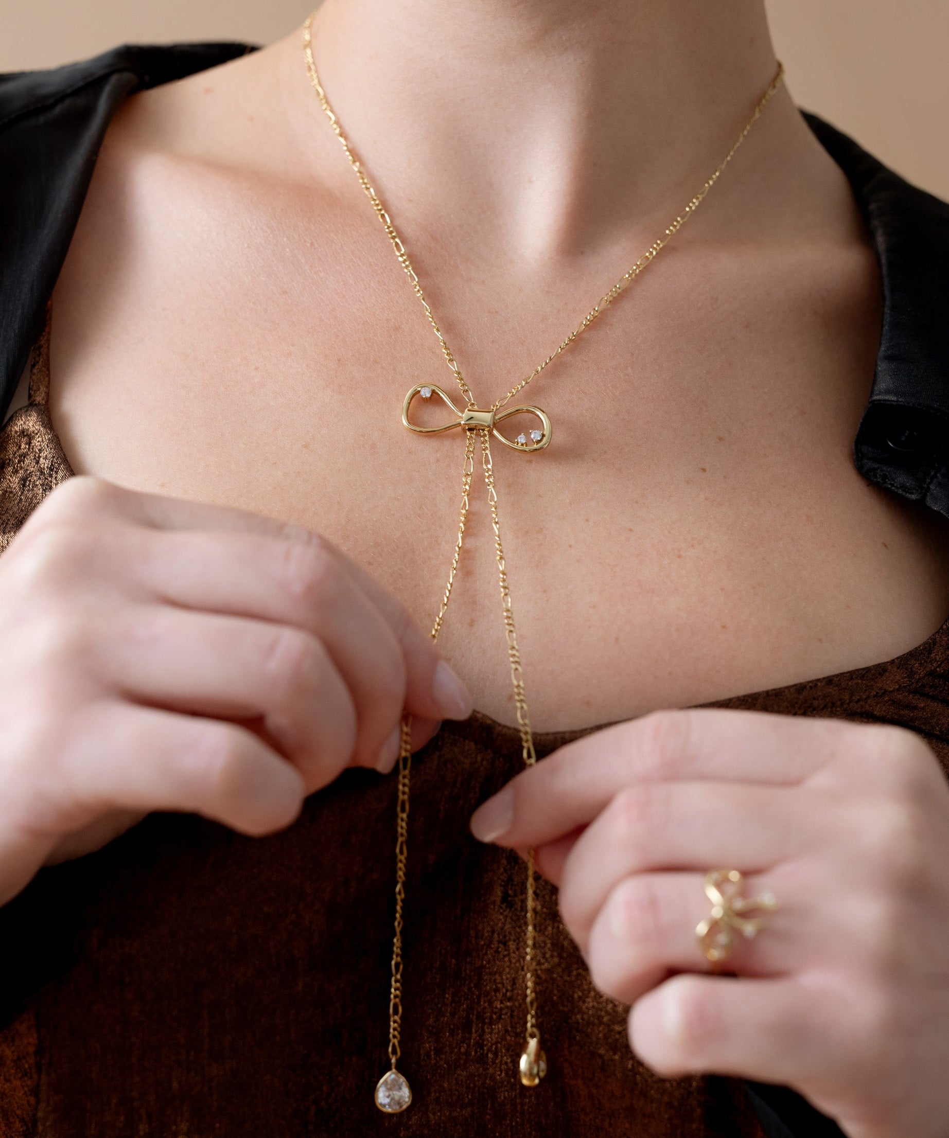 Coquette Bow Necklace
