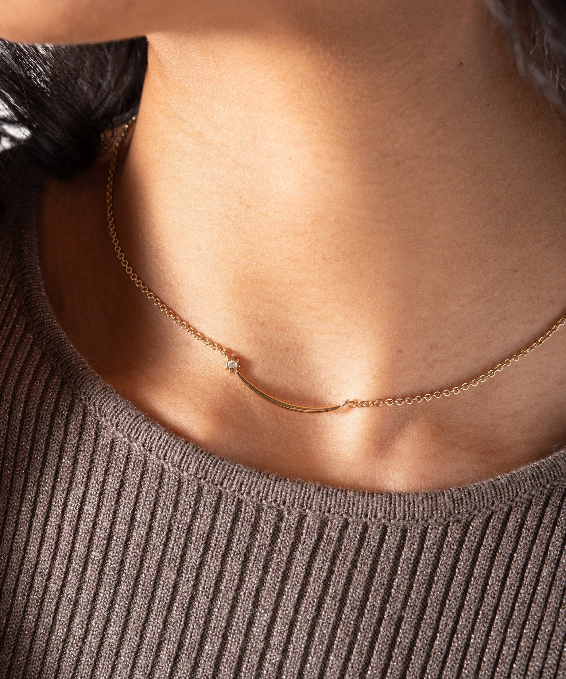 Celestial Shooting Star Necklace