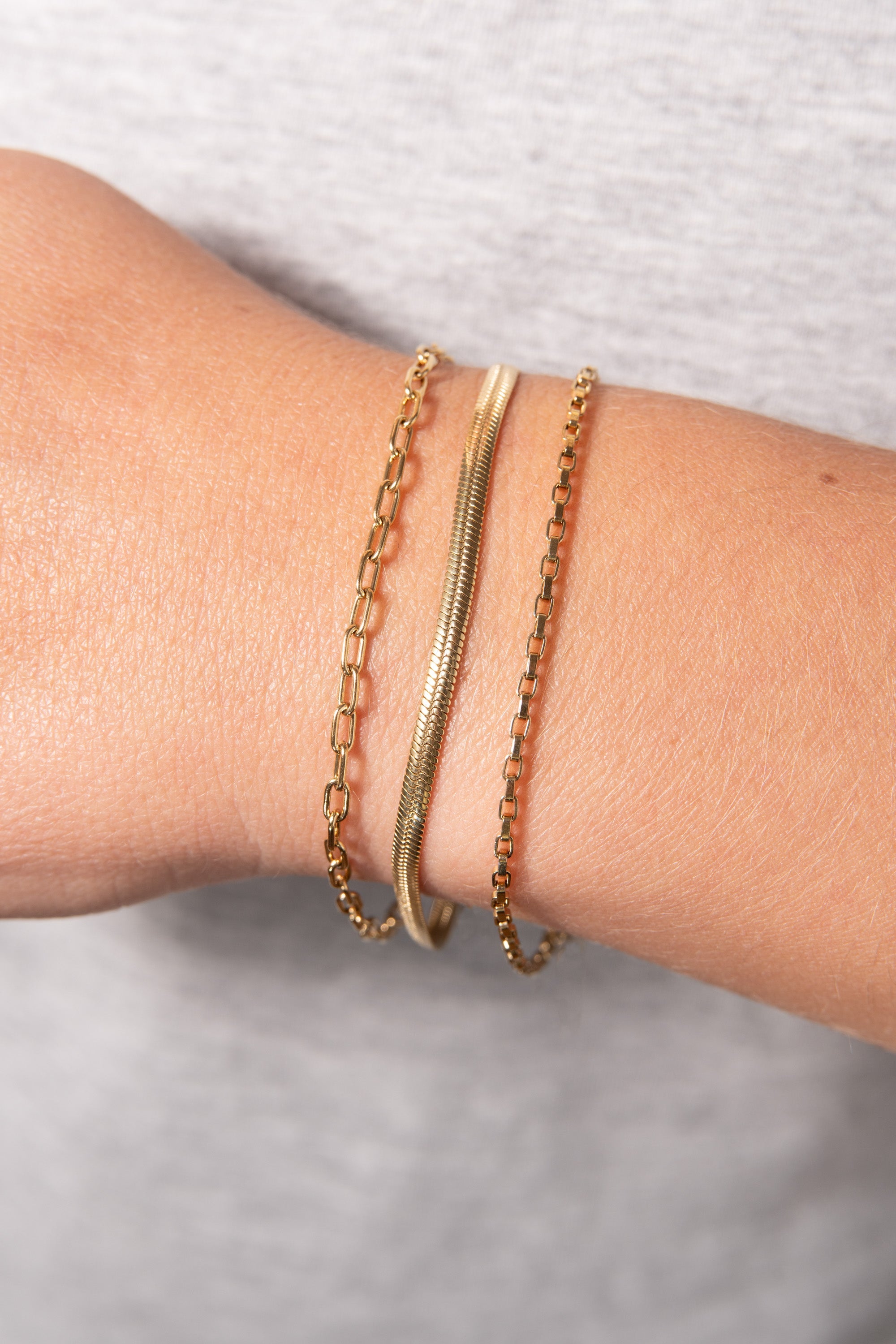Everyday Box Link Chain Bracelet